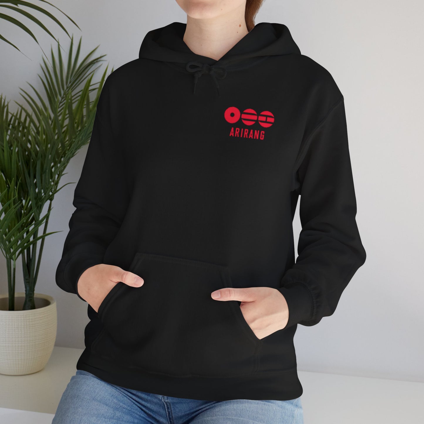 BTS World Tour "ARRIANG" Hoodie — Minimal Logo Tour Pullover