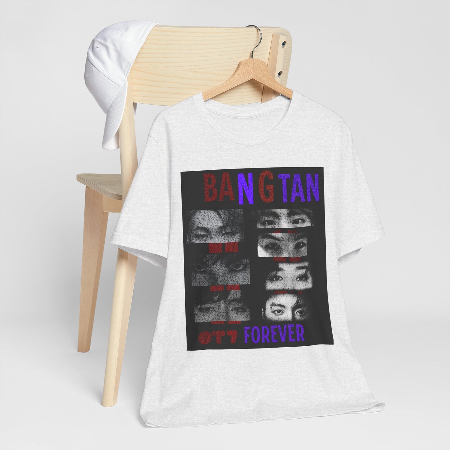 Bangtan Forever BTS Eyes Graphic Tee – K‑Pop Fan Shirt