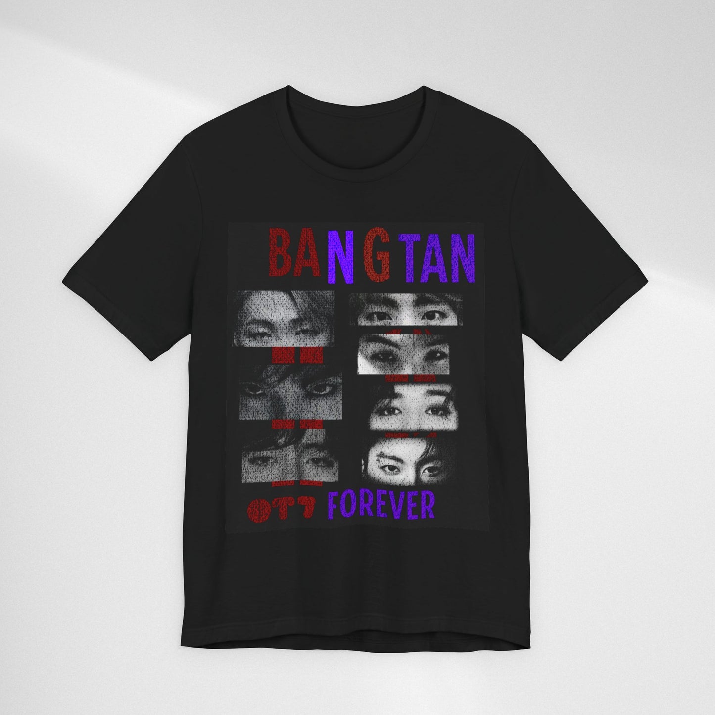 Bangtan Forever BTS Eyes Graphic Tee – K‑Pop Fan Shirt