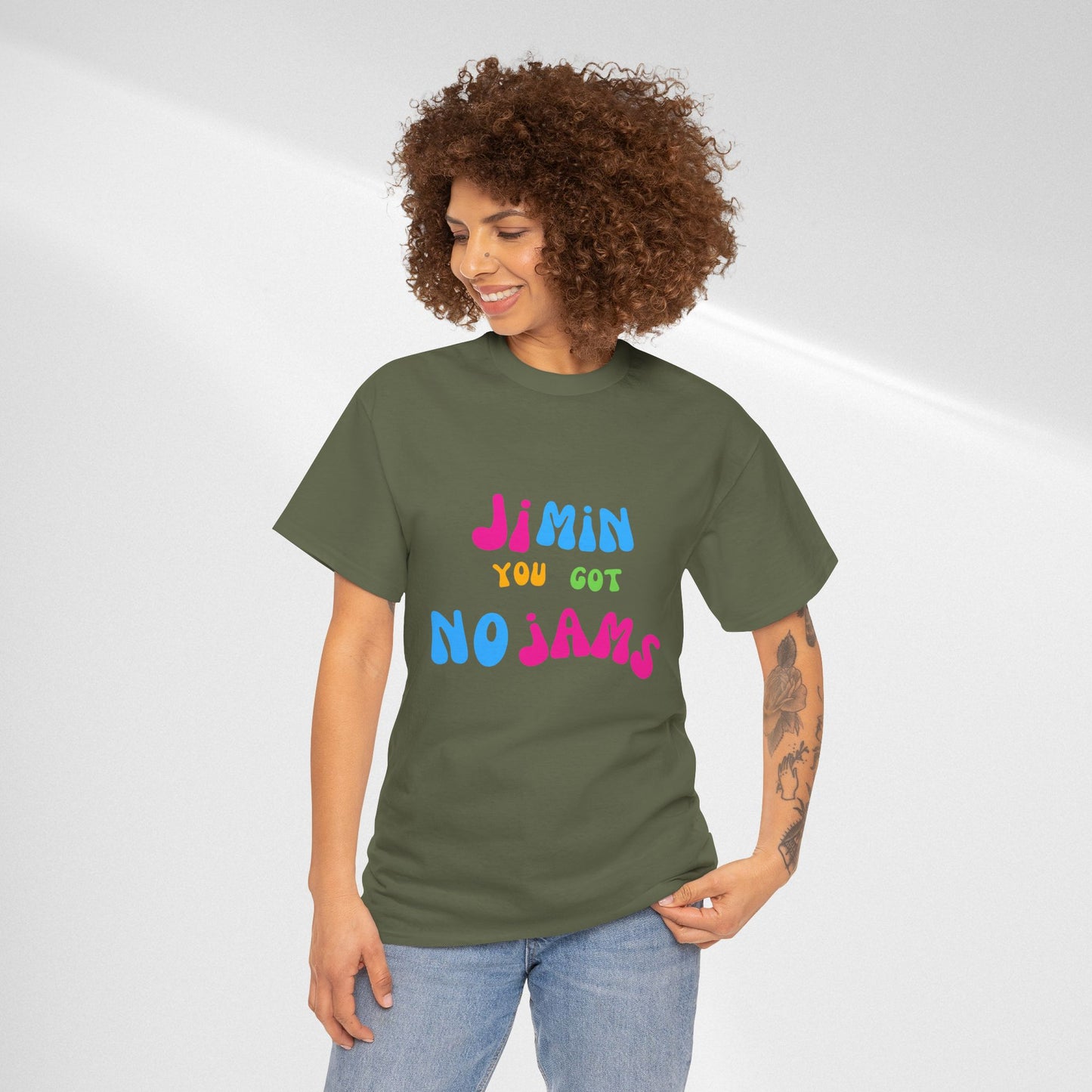 Jimin You Got No Jams T-Shirt — Colorful K-Pop Fan Tee
