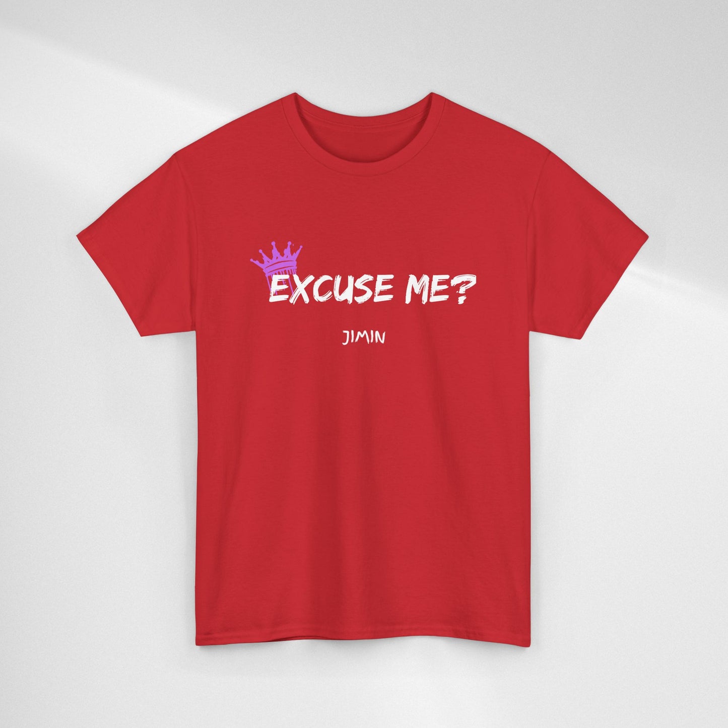 Excuse Me? Tee — Jimin Crown Graphic T‑Shirt