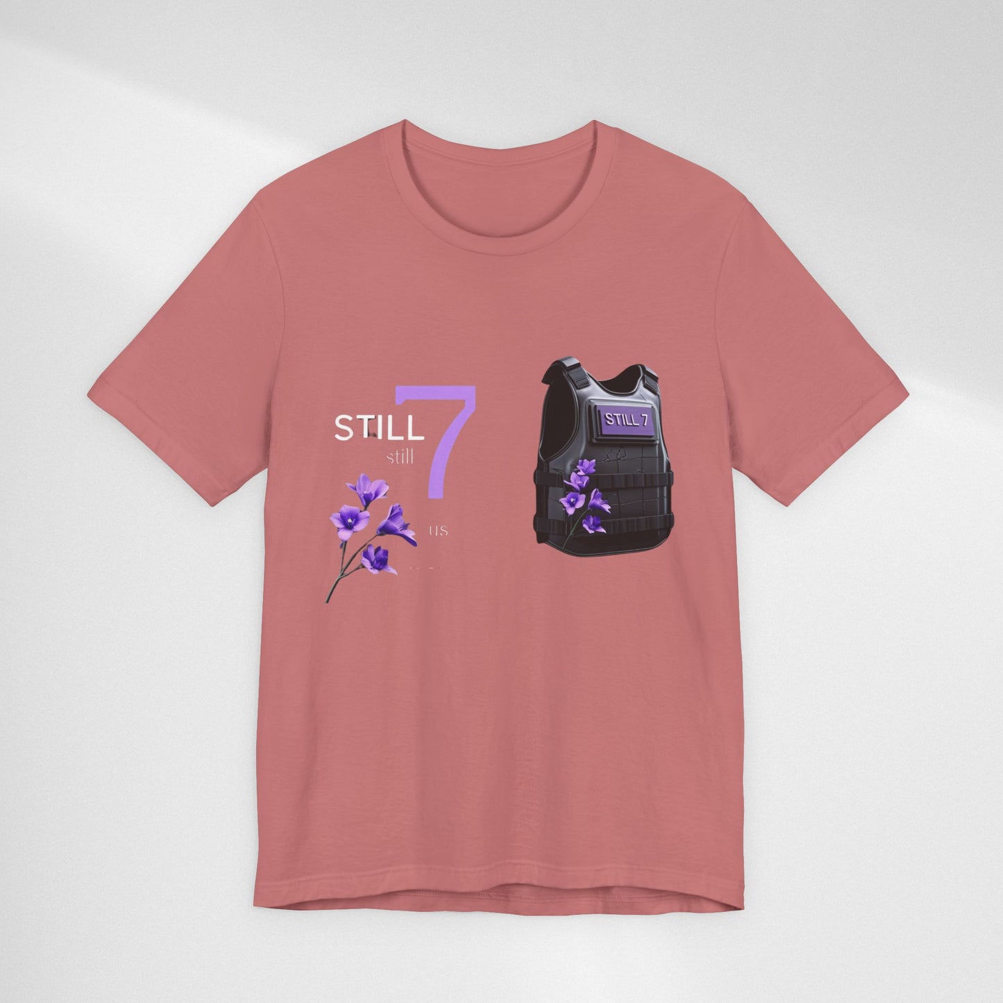 Bulletproof Vest Floral Tee — “I Am The Proof” Graphic T‑Shirt