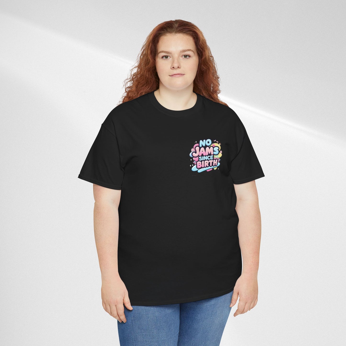 No Jams Since Birth T-Shirt — Cute Pastel Graphic Tee
