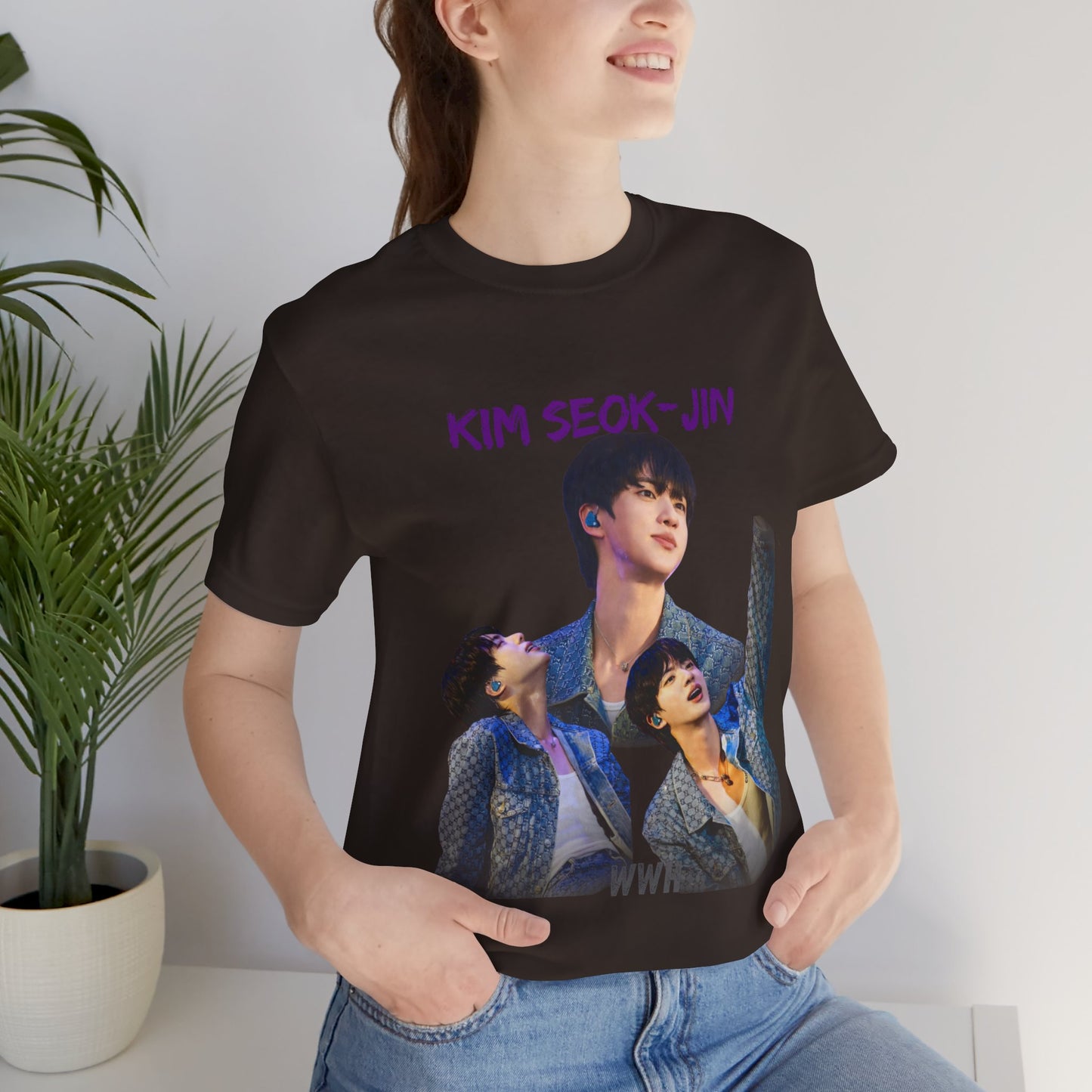 K-Pop Idol Photo Tee — 'Kim Seok-Jin' Graphic T-Shirt