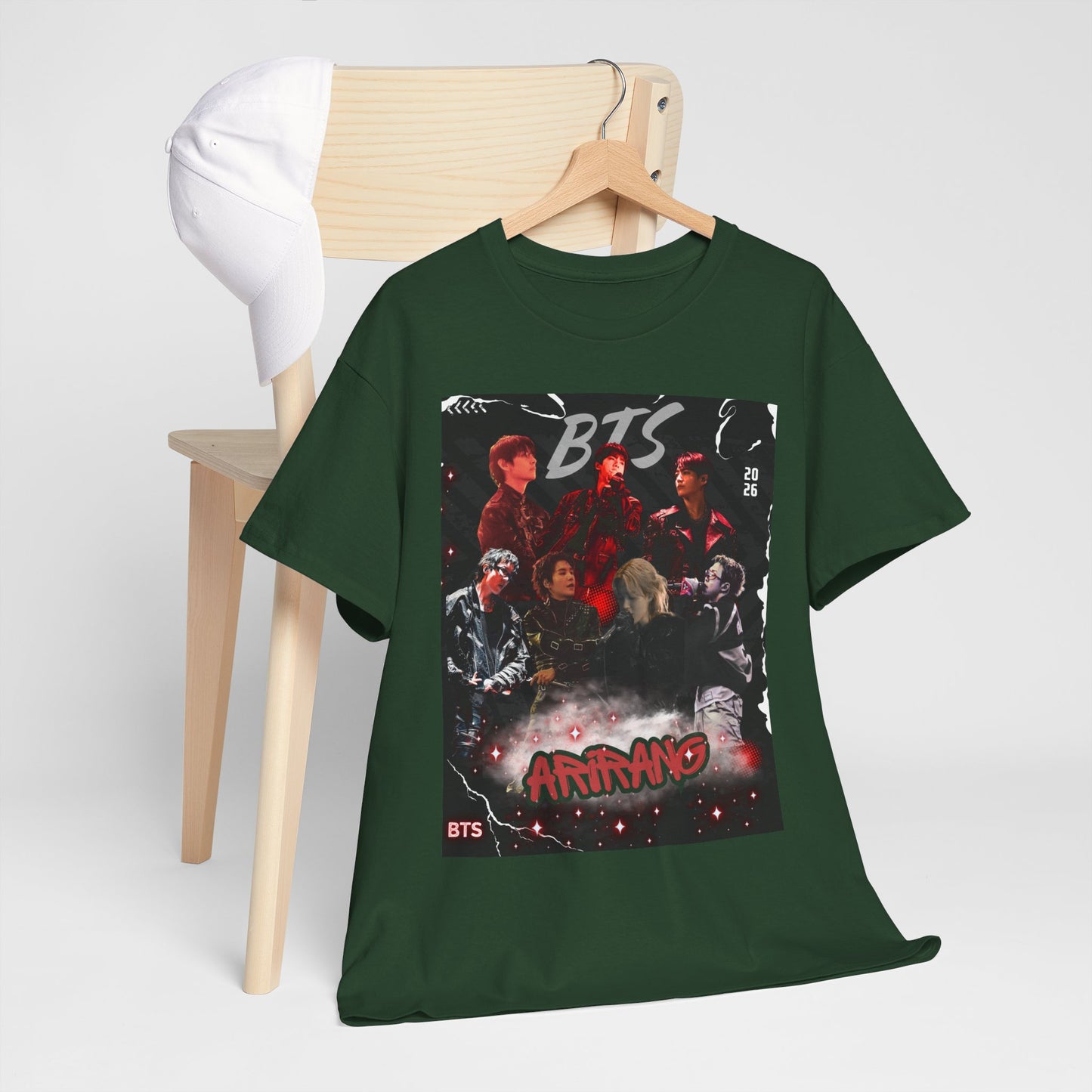BTS Album Art Graphic Tee — 'Arirang' Fan Shirt