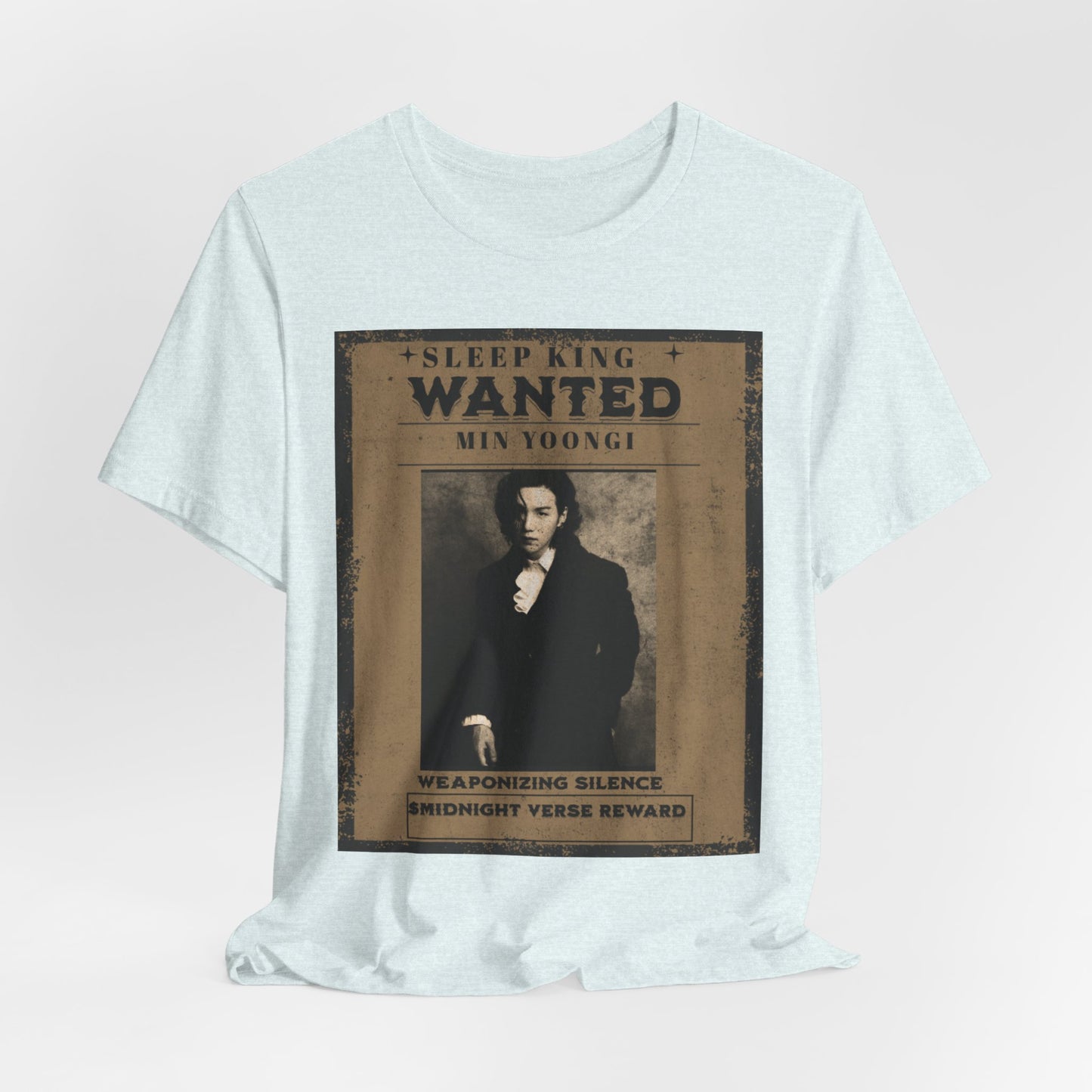 Sleep King Wanted Tee — Vintage 'Min Yoongi' Poster Shirt
