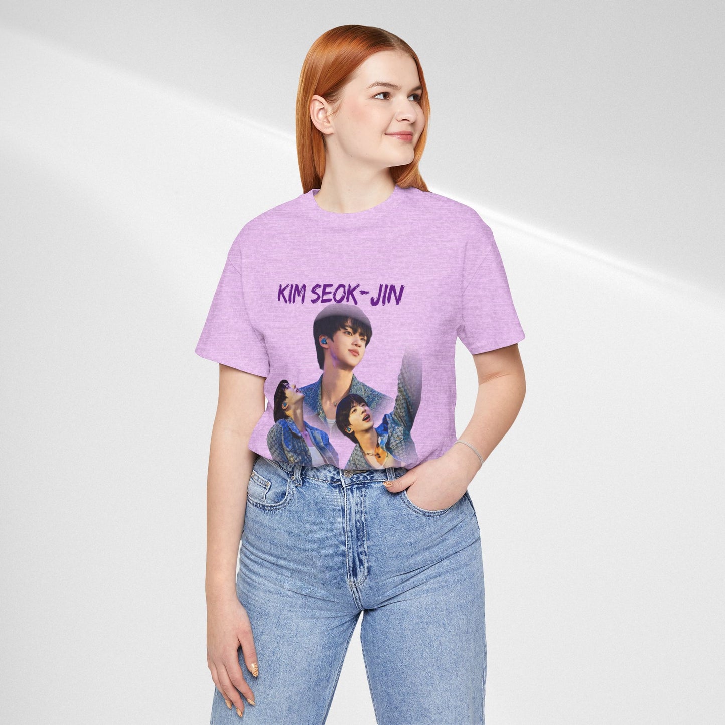 K-Pop Idol Photo Tee — 'Kim Seok-Jin' Graphic T-Shirt