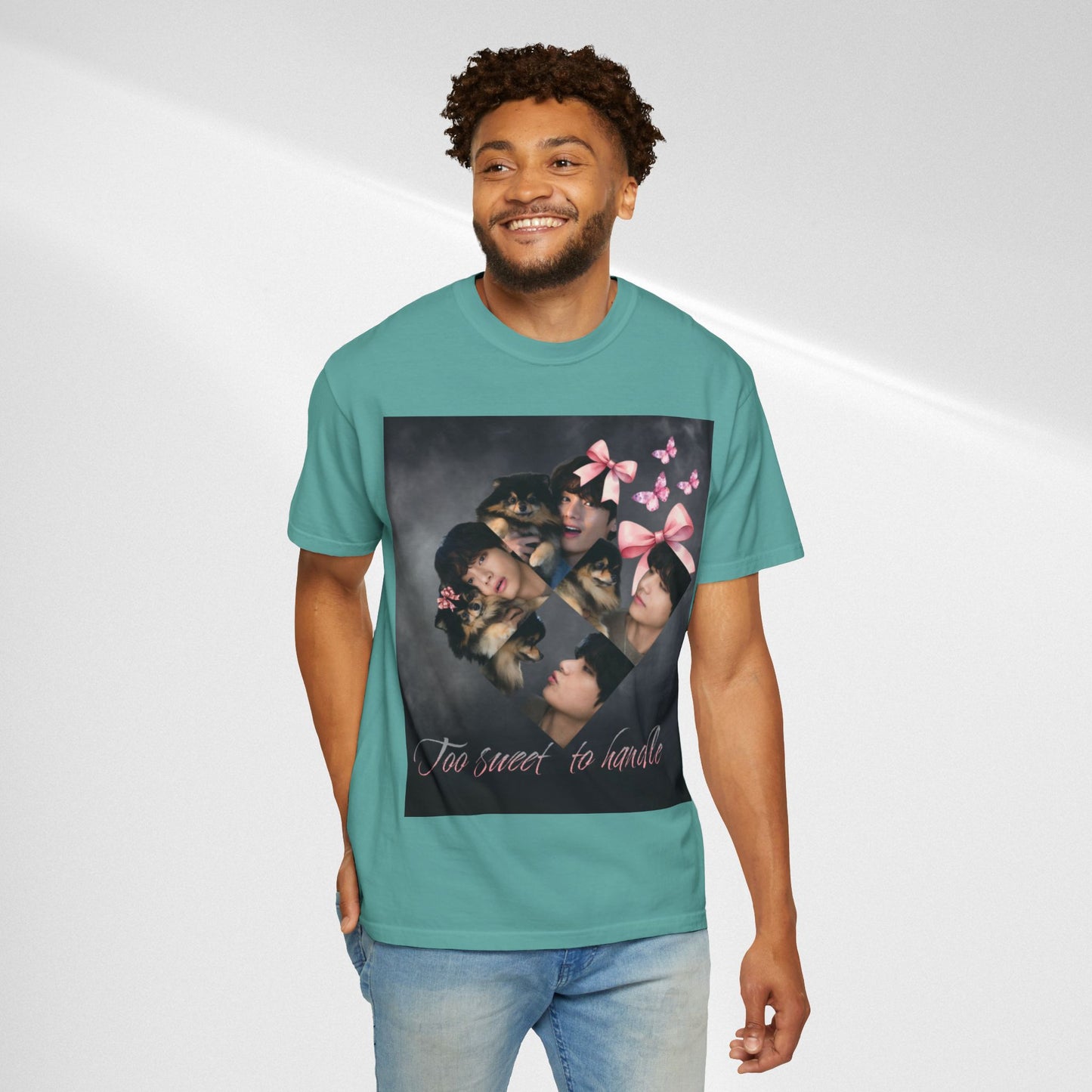 V Too Sweet to Handle T-Shirt — Cute Vintage Photo Collage Tee