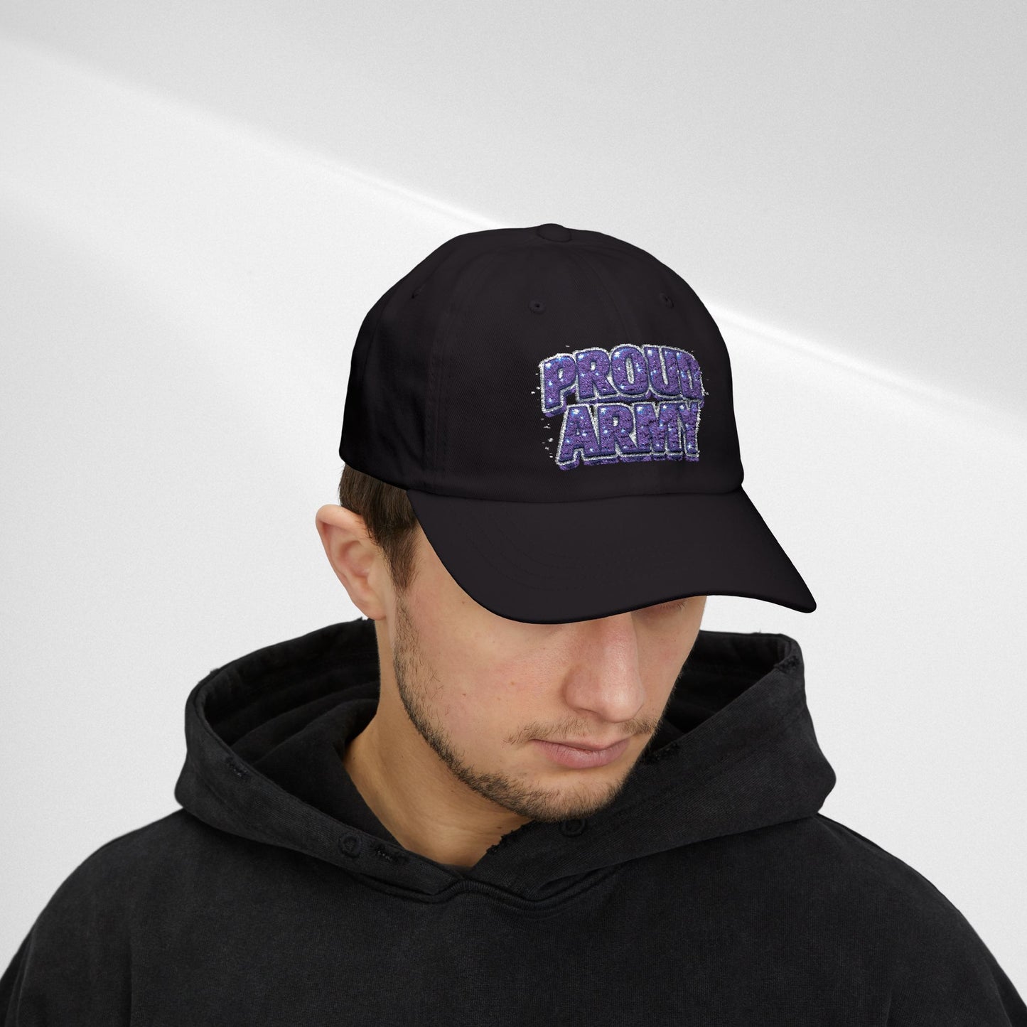 Dad Cap — "Proud Army" Embroidered Baseball Hat