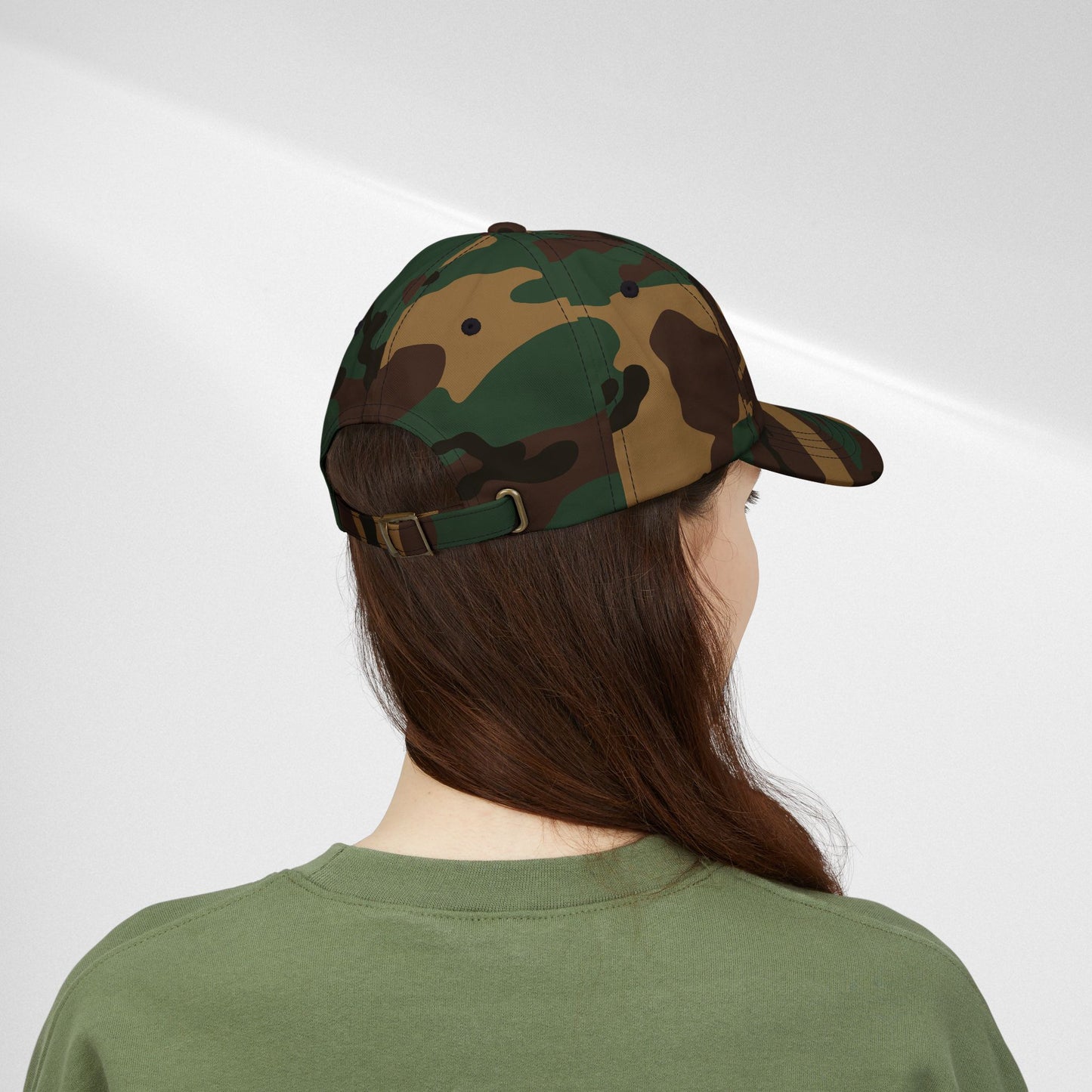 Dad Cap - Red Graffiti "ARMYRANG" Embroidered Baseball Hat
