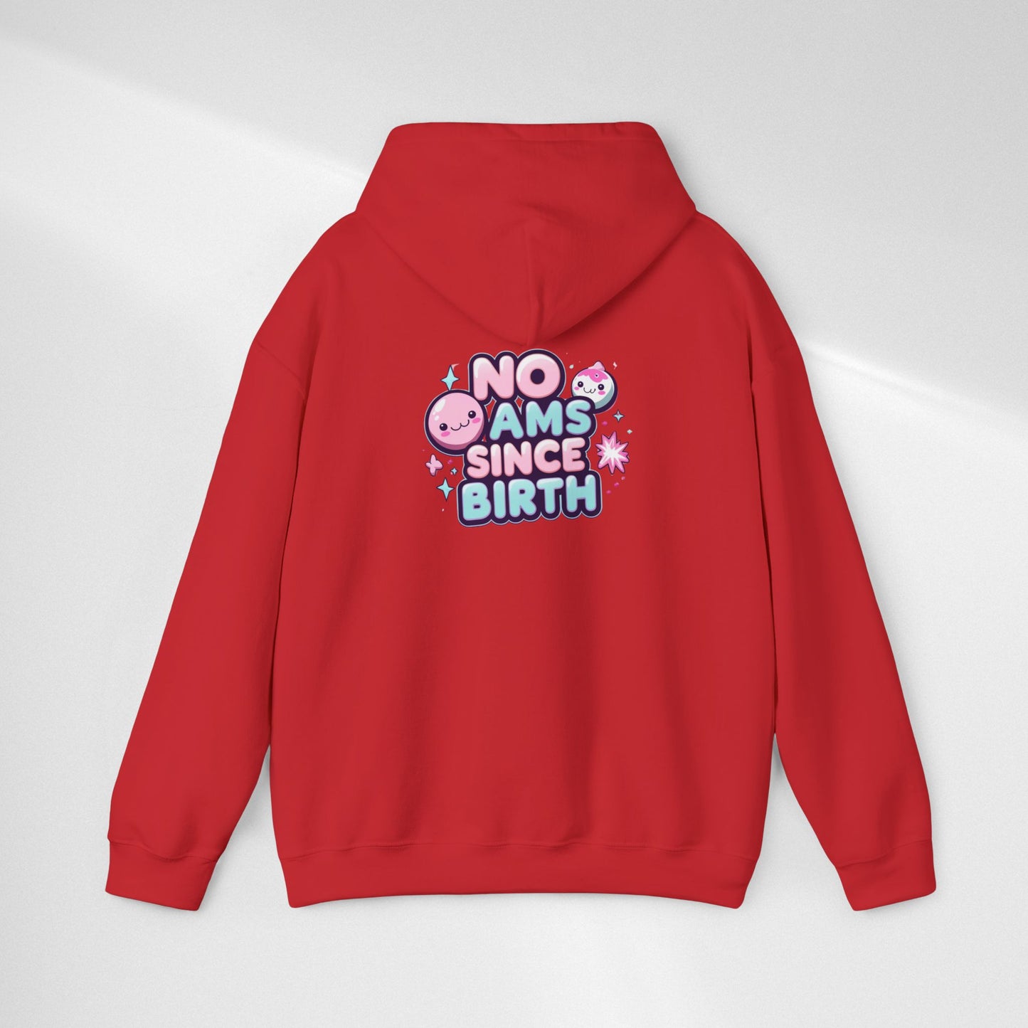 Hoodie — "No Jams Since Birth" Cute Kawaii Graphic Pullover