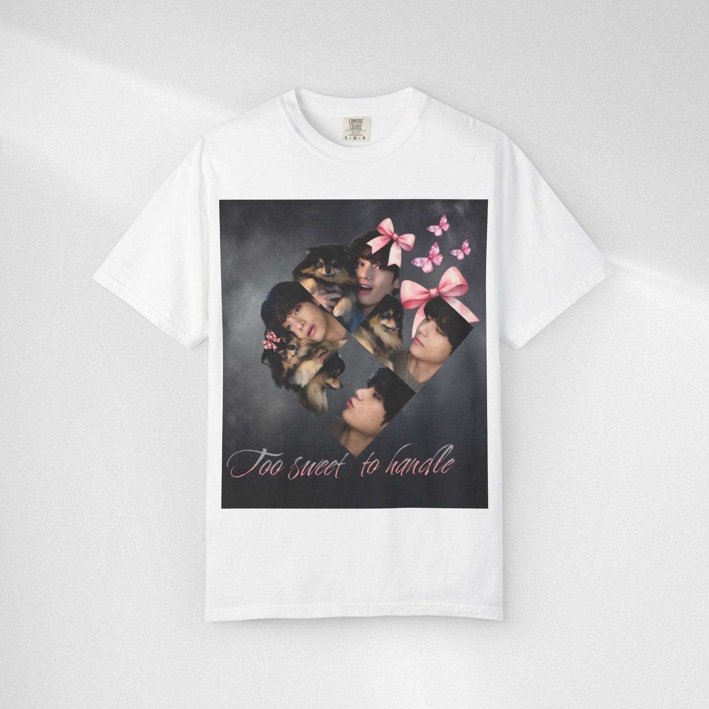 V Too Sweet to Handle T-Shirt — Cute Vintage Photo Collage Tee