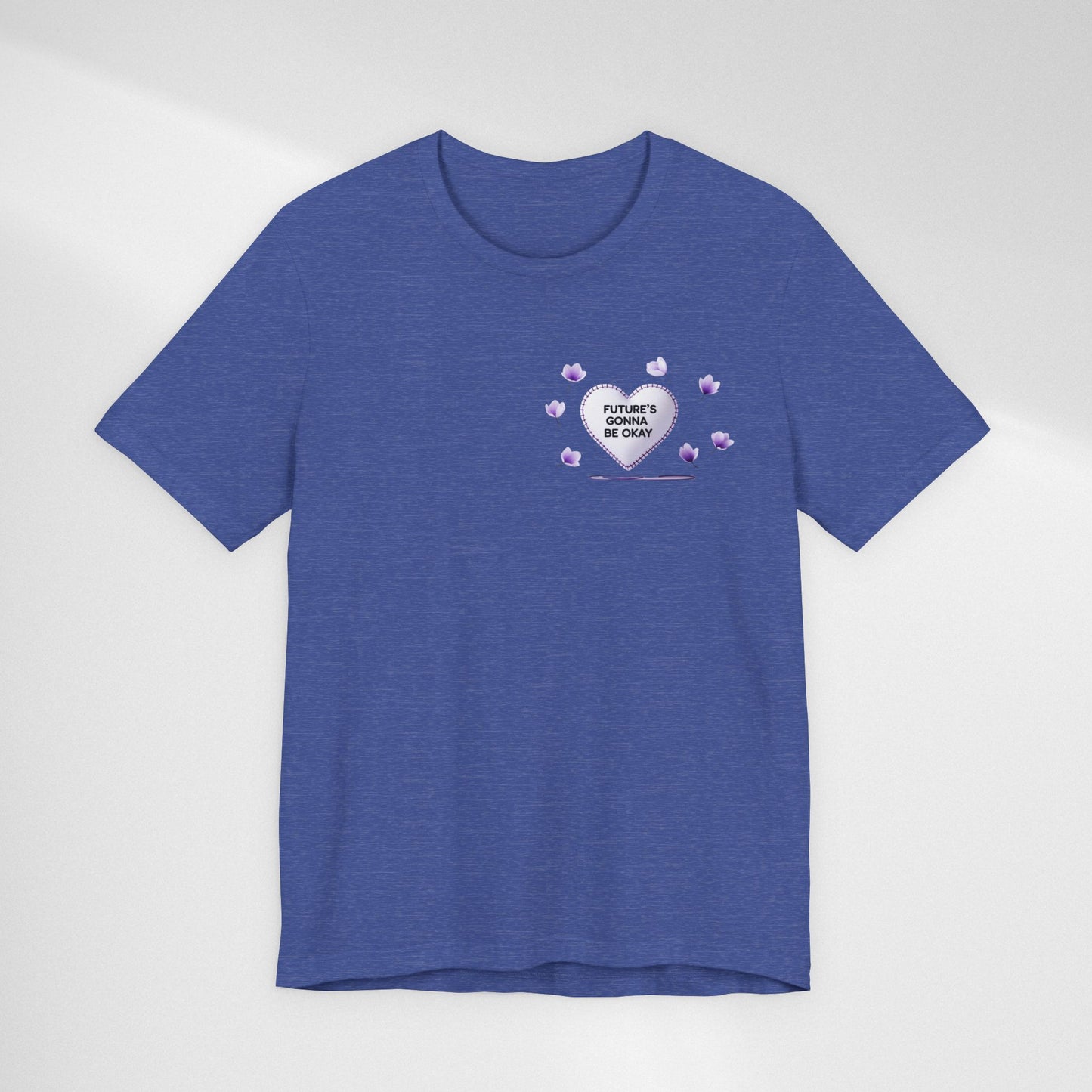 Future's Gonna Be Okay T-Shirt — Purple Heart Positive Graphic Tee