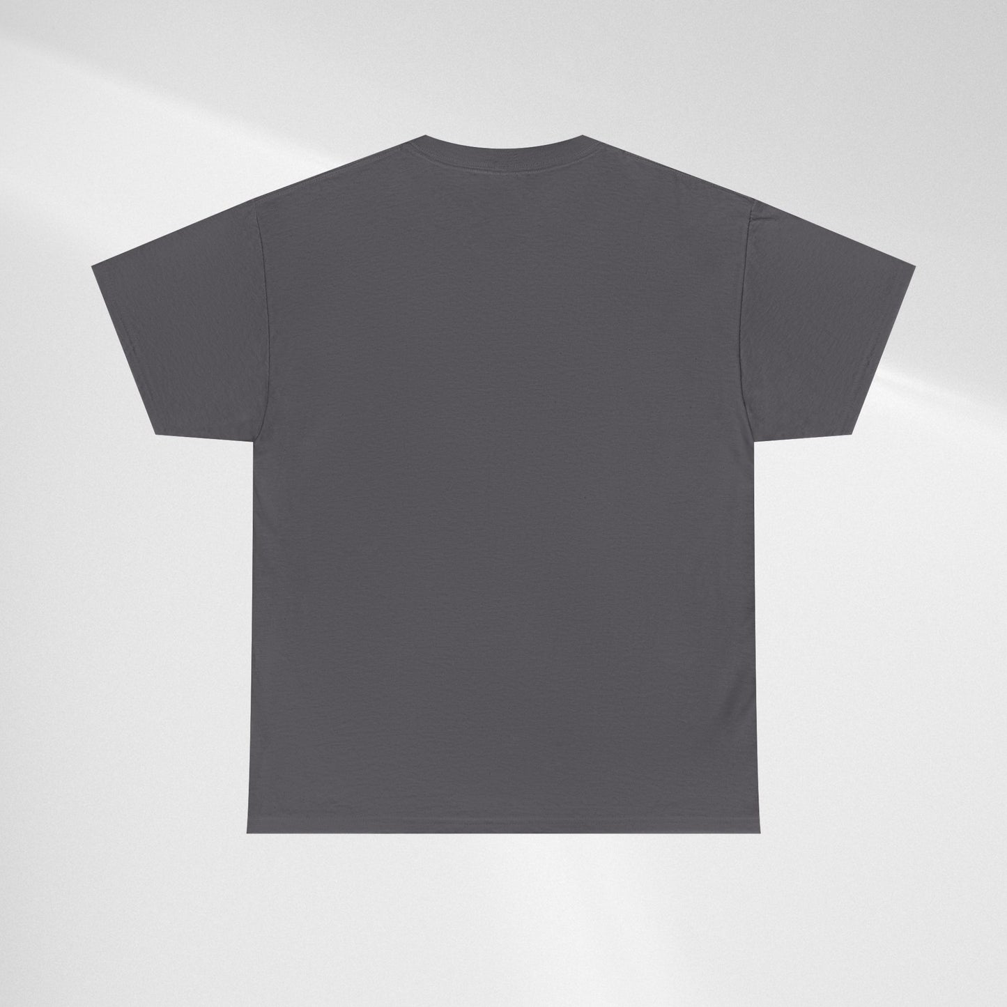 Blue & Grey Heart T-Shirt — Watercolor Cloud Heart Design