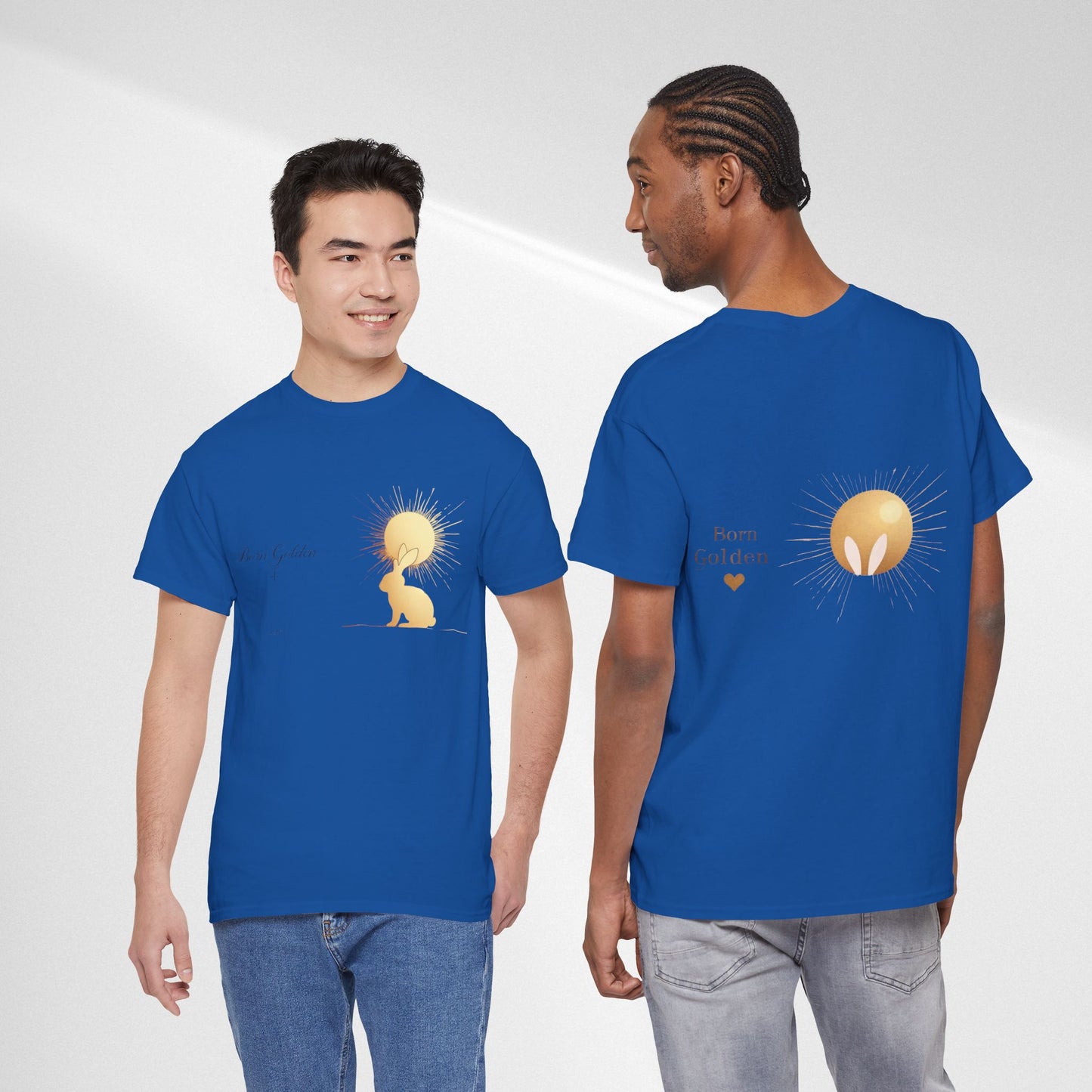 JK Golden Child T-Shirt — 'Born Golden' Cute Kids Illustration Tee