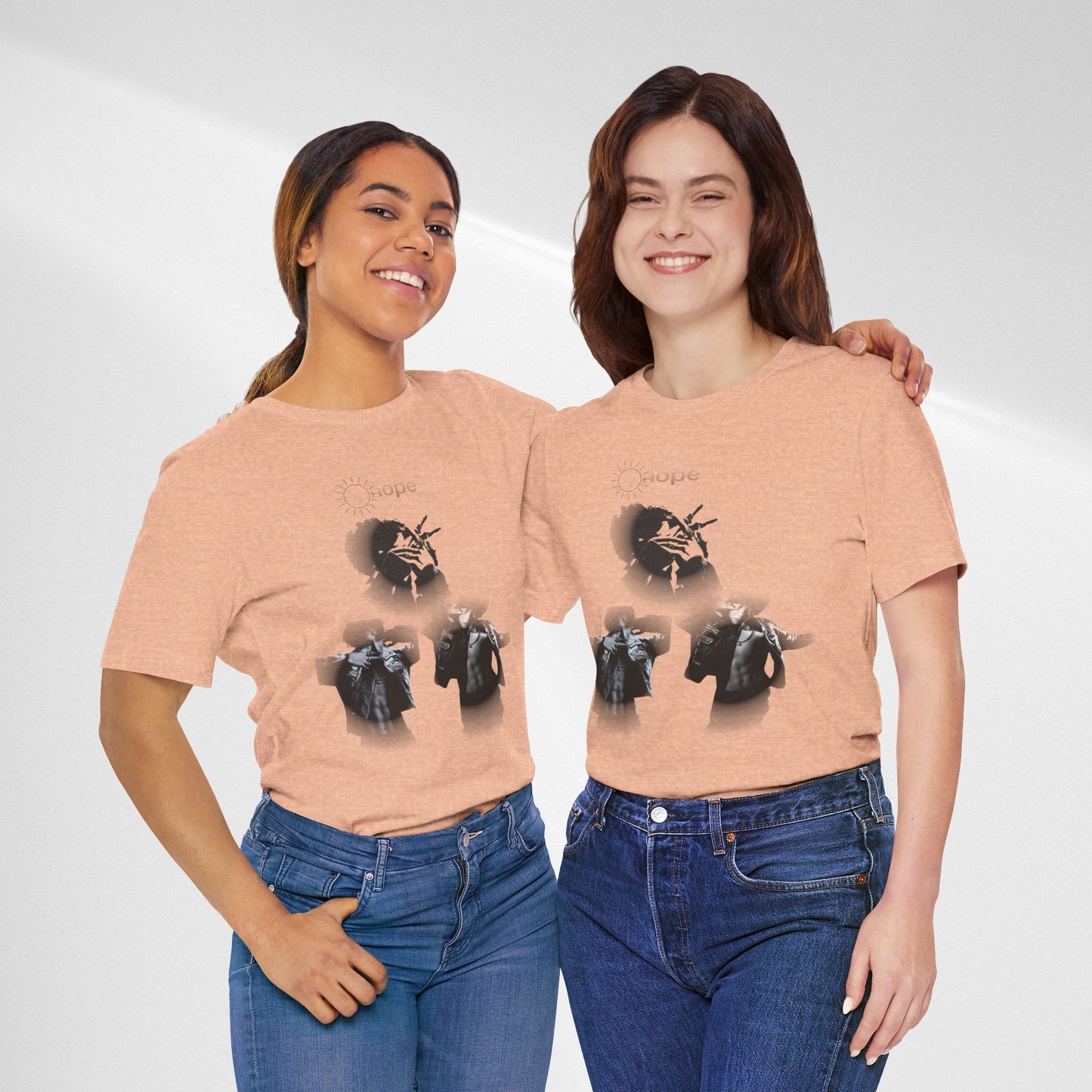 J hope Graphic Tee — Moody Monochrome Portraits
