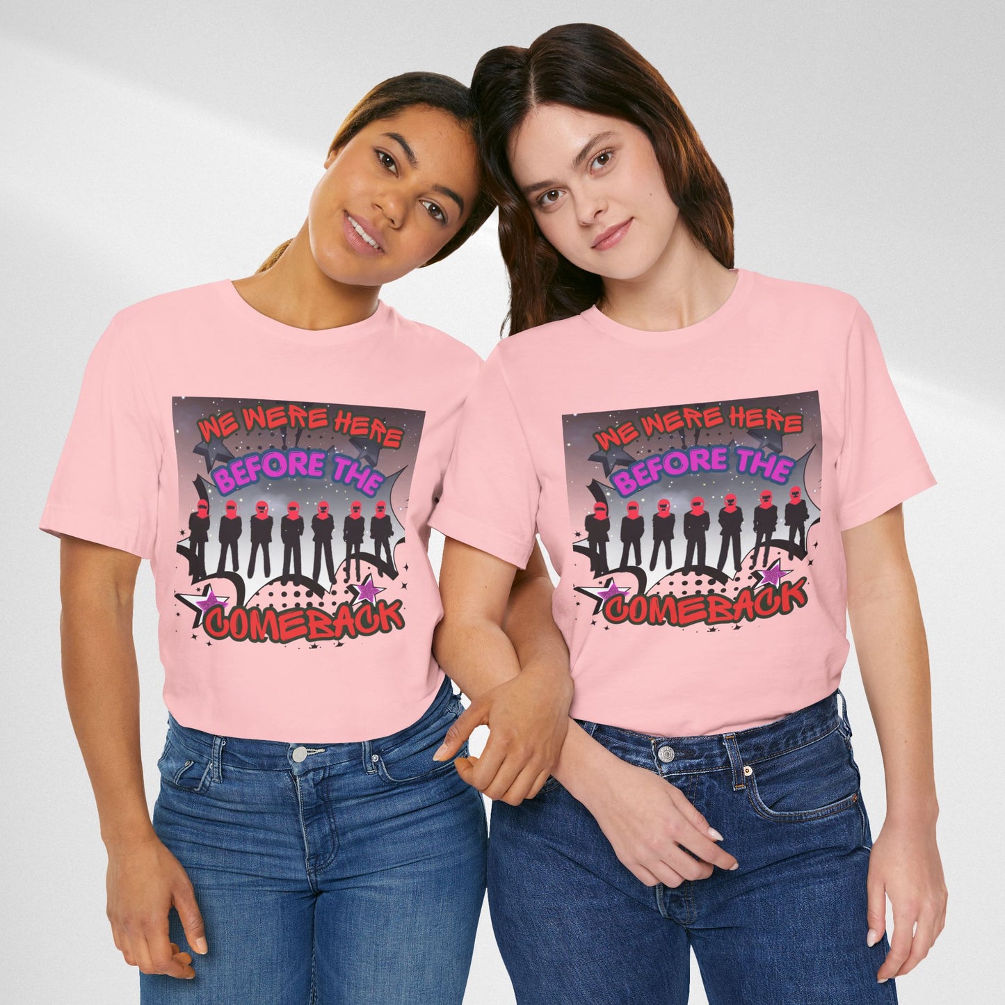 T‑Shirt — 'We Were Here Before the Comeback' Retro Pop Concert Tee