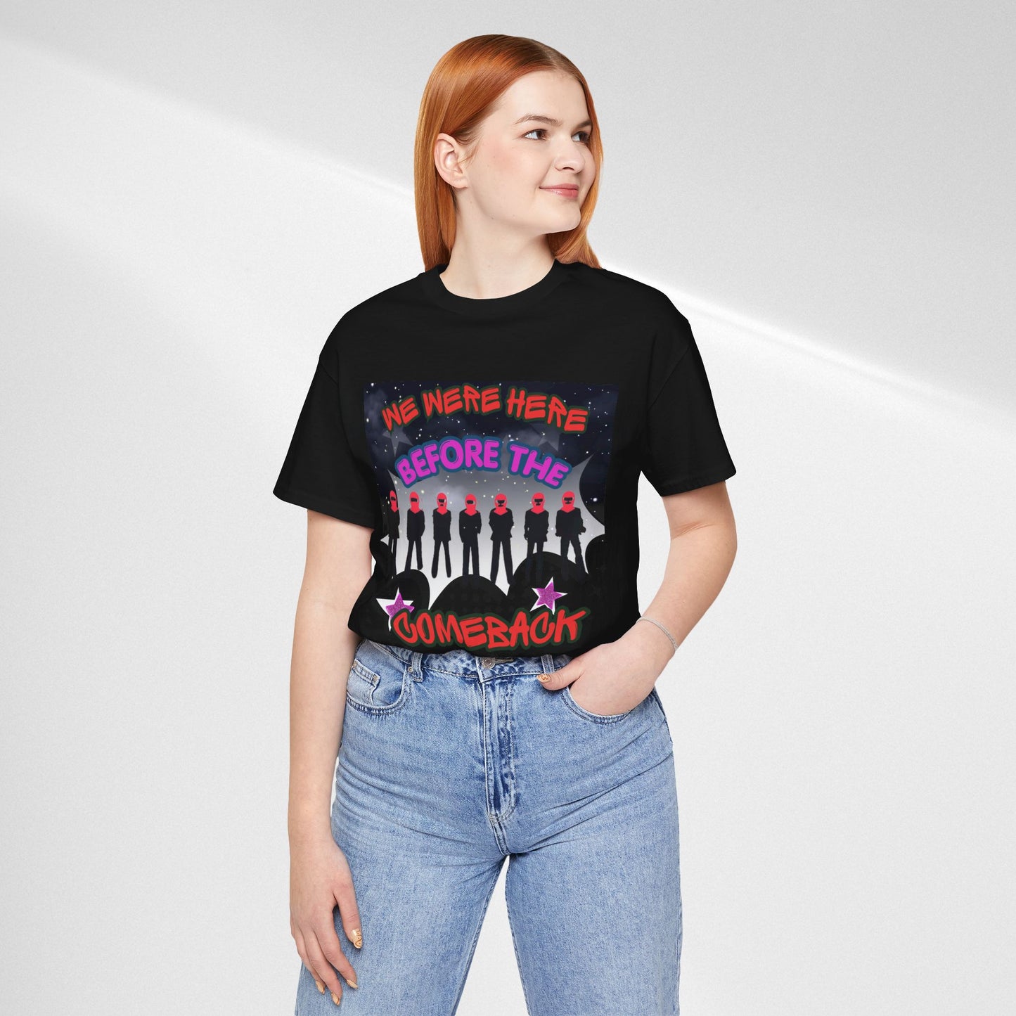 T‑Shirt — 'We Were Here Before the Comeback' Retro Pop Concert Tee