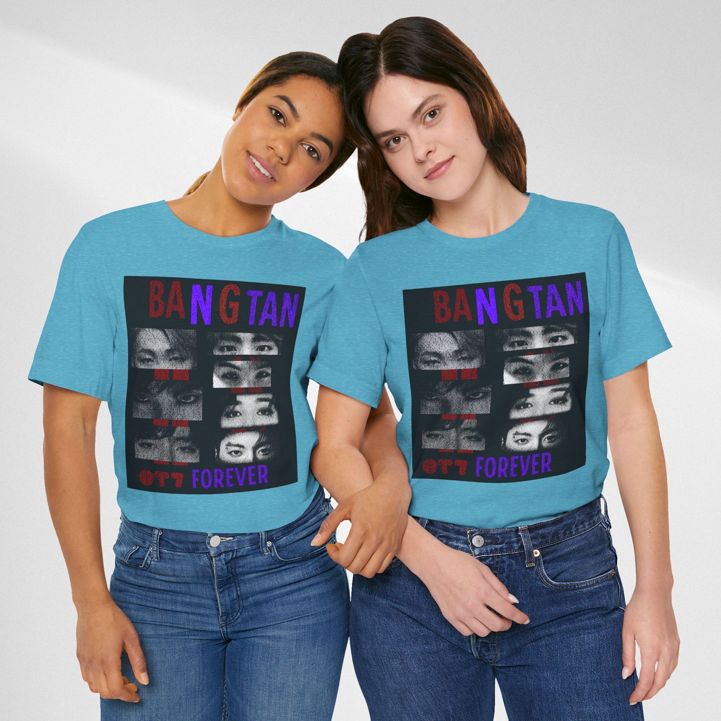Bangtan Forever BTS Eyes Graphic Tee – K‑Pop Fan Shirt