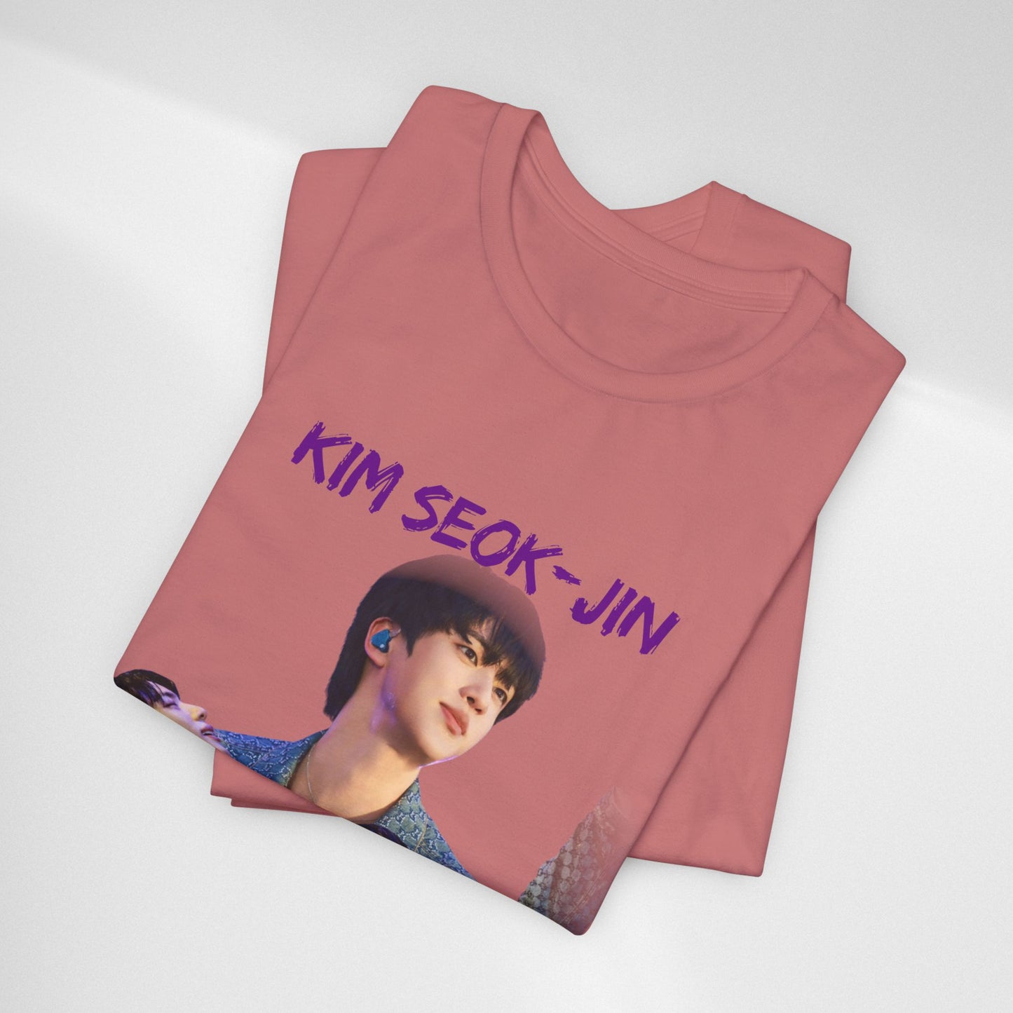 K-Pop Idol Photo Tee — 'Kim Seok-Jin' Graphic T-Shirt