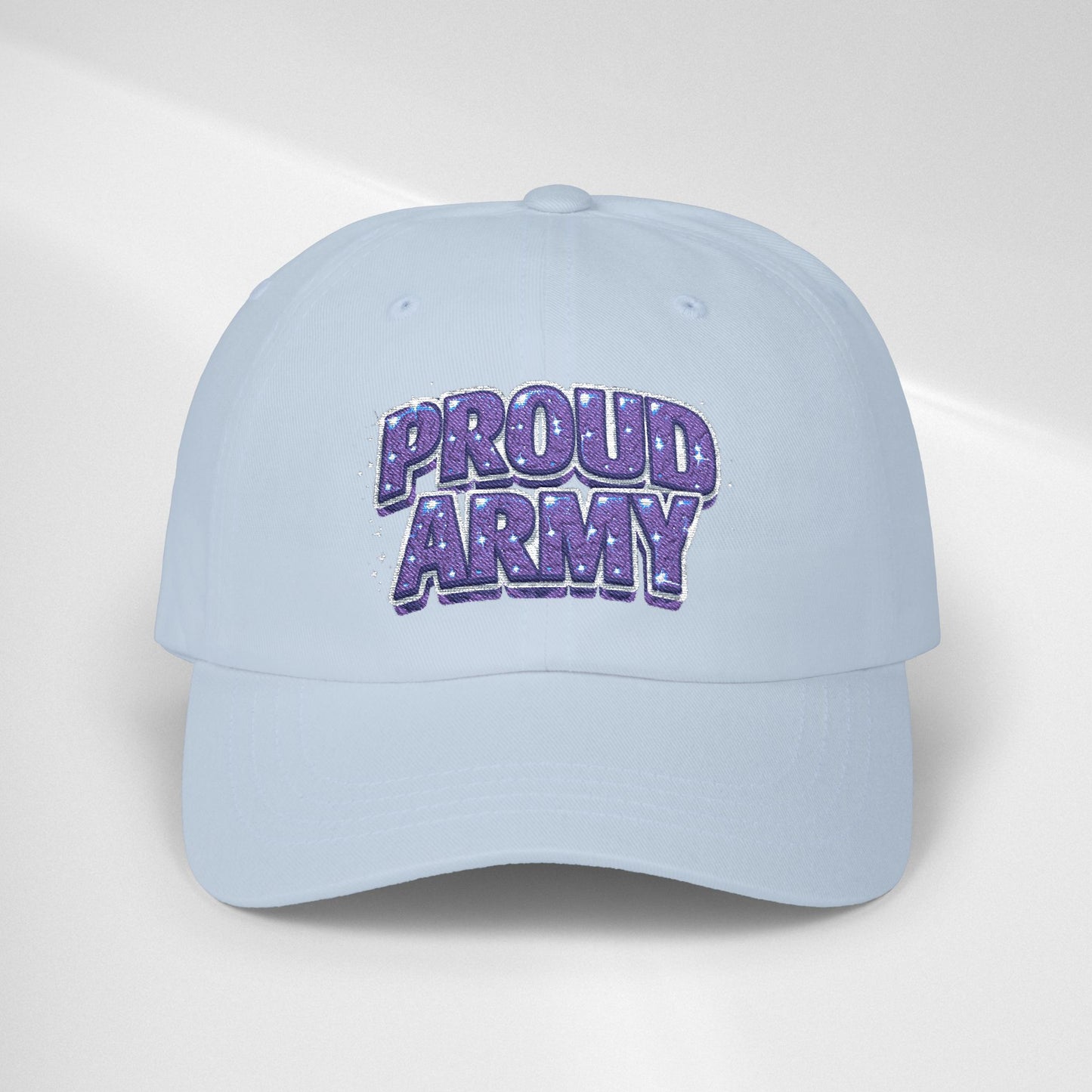 Dad Cap — "Proud Army" Embroidered Baseball Hat