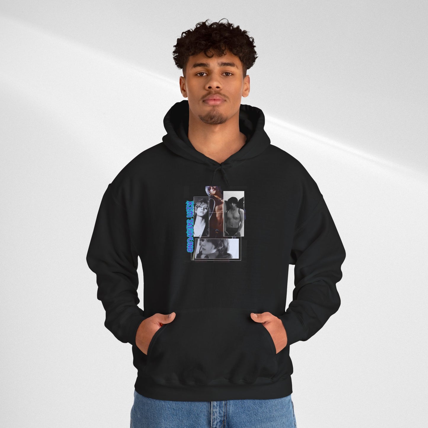 TAE Hoodie — Graphic Photo Collage 'Goth Romance' Streetwear Pullover