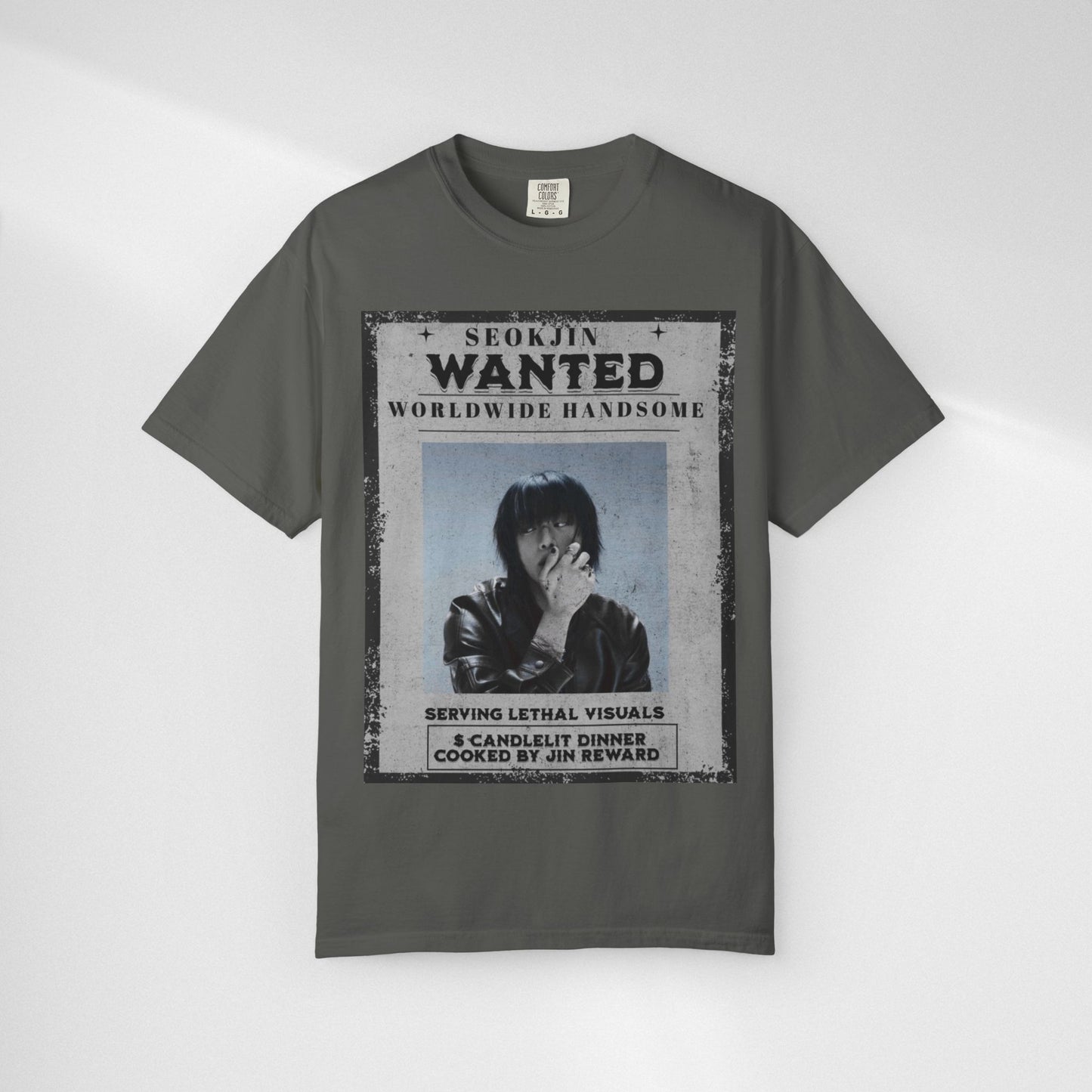 Seokjin "Wanted: Worldwide Handsome" Graphic T-Shirt
