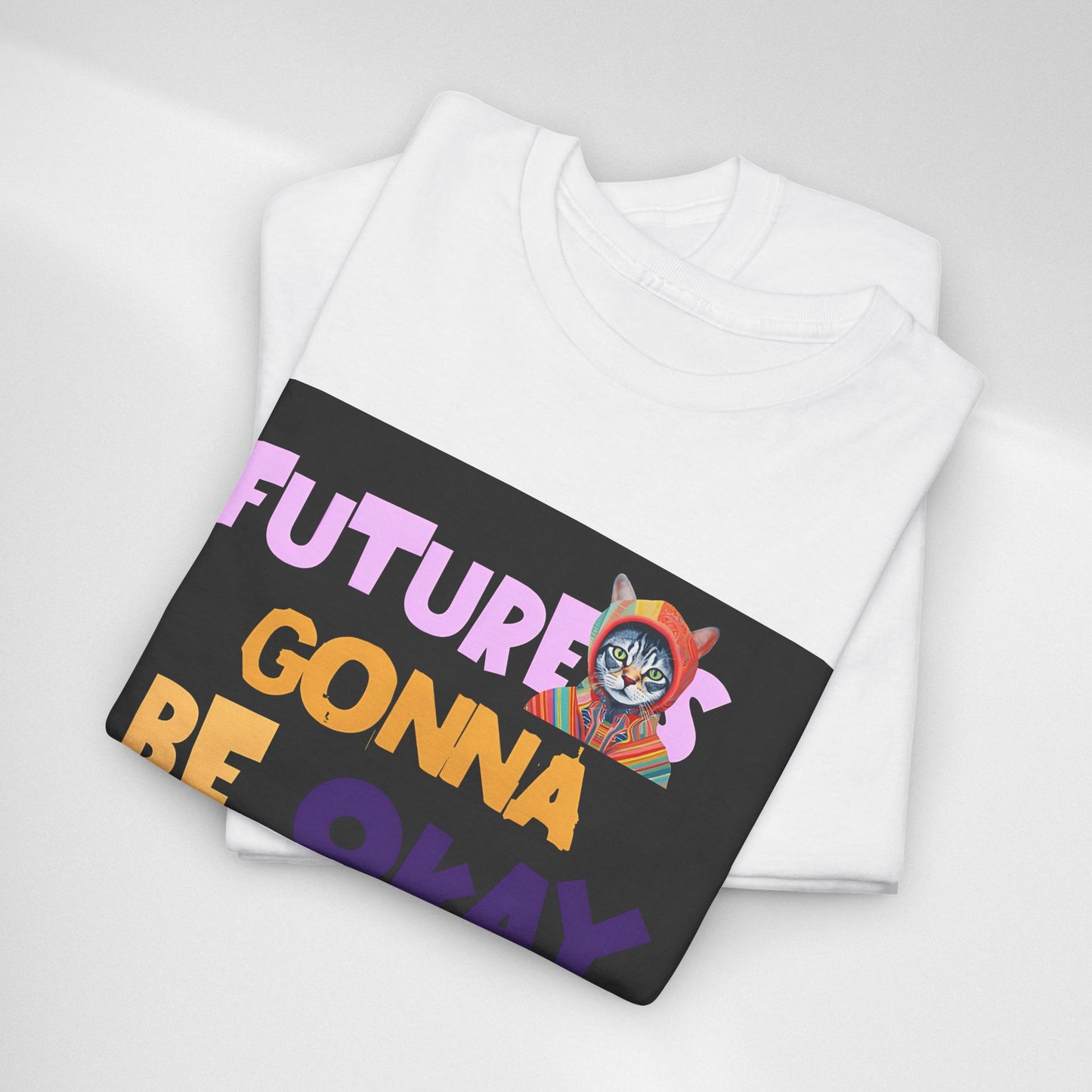 Future's Gonna Be Okay D-Day T-Shirt — Positive Retro Graphic Tee