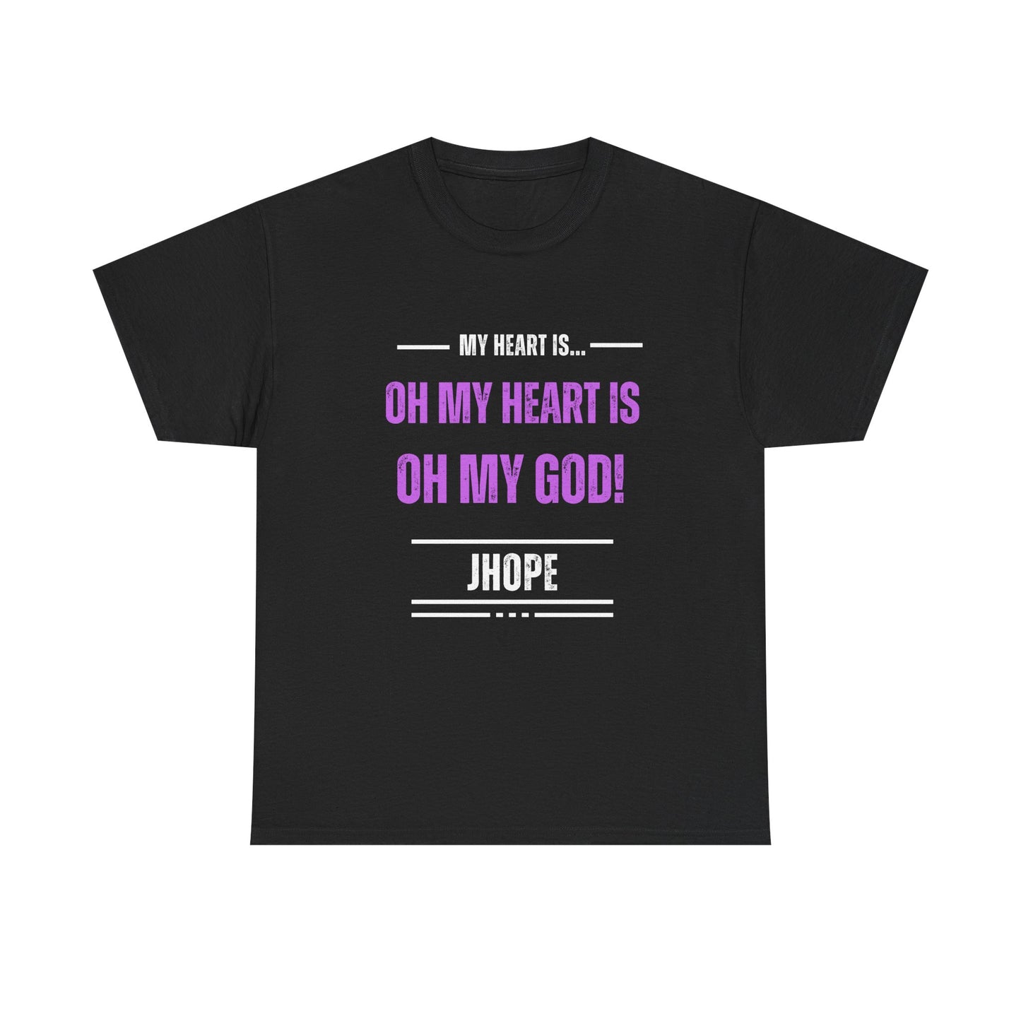 Graphic Tee — "Oh My Heart Is Oh My God!" J-Hope Fan Shirt
