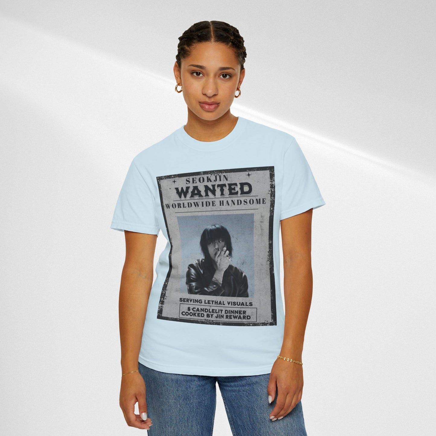 Seokjin "Wanted: Worldwide Handsome" Graphic T-Shirt