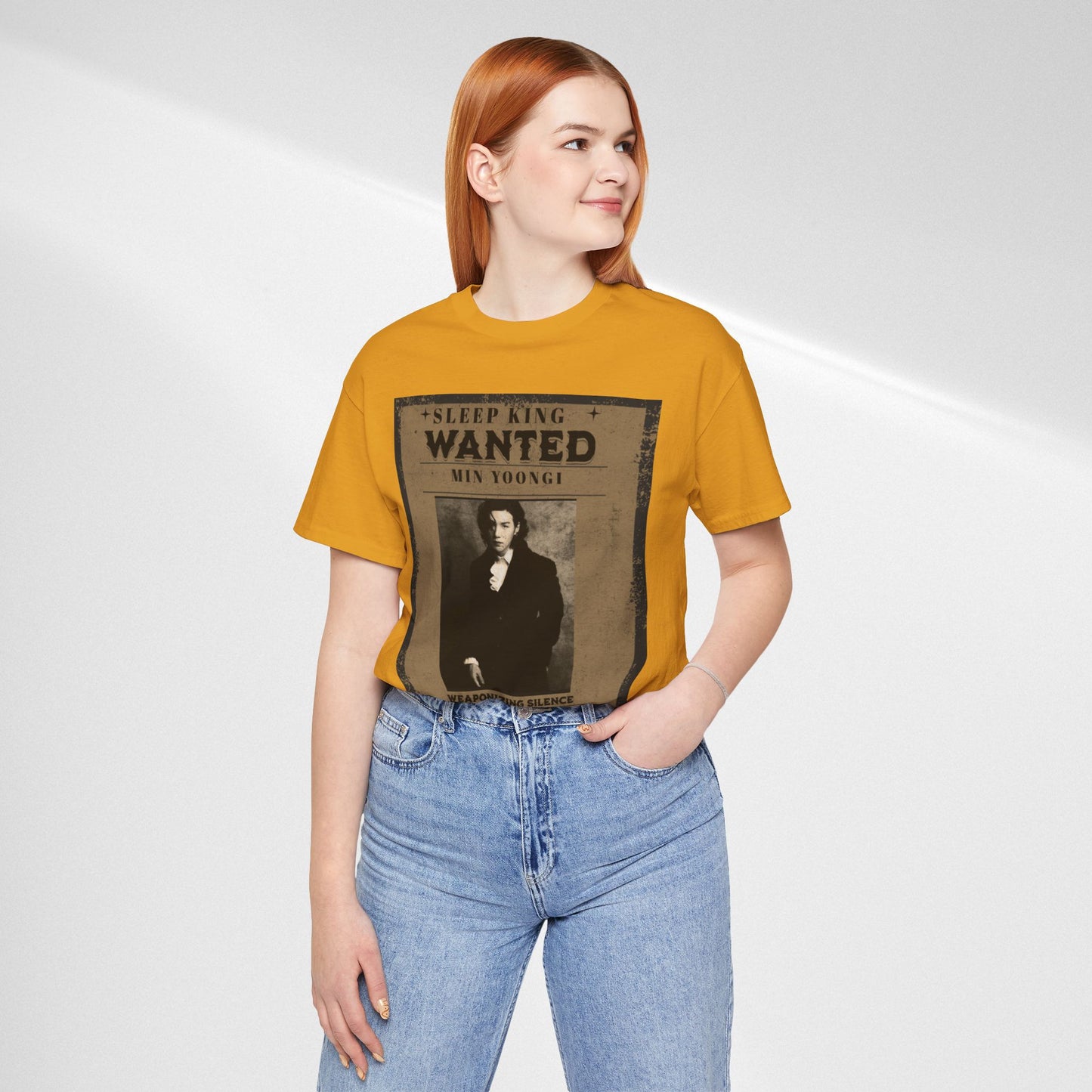 Sleep King Wanted Tee — Vintage 'Min Yoongi' Poster Shirt