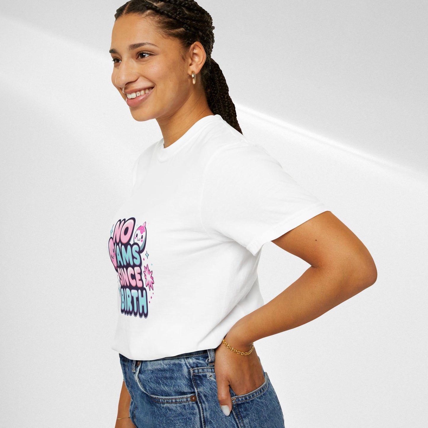 No JAMs Since Birth T-Shirt — Cute Kawaii 'No JAMs Since Birth' Graphic Tee