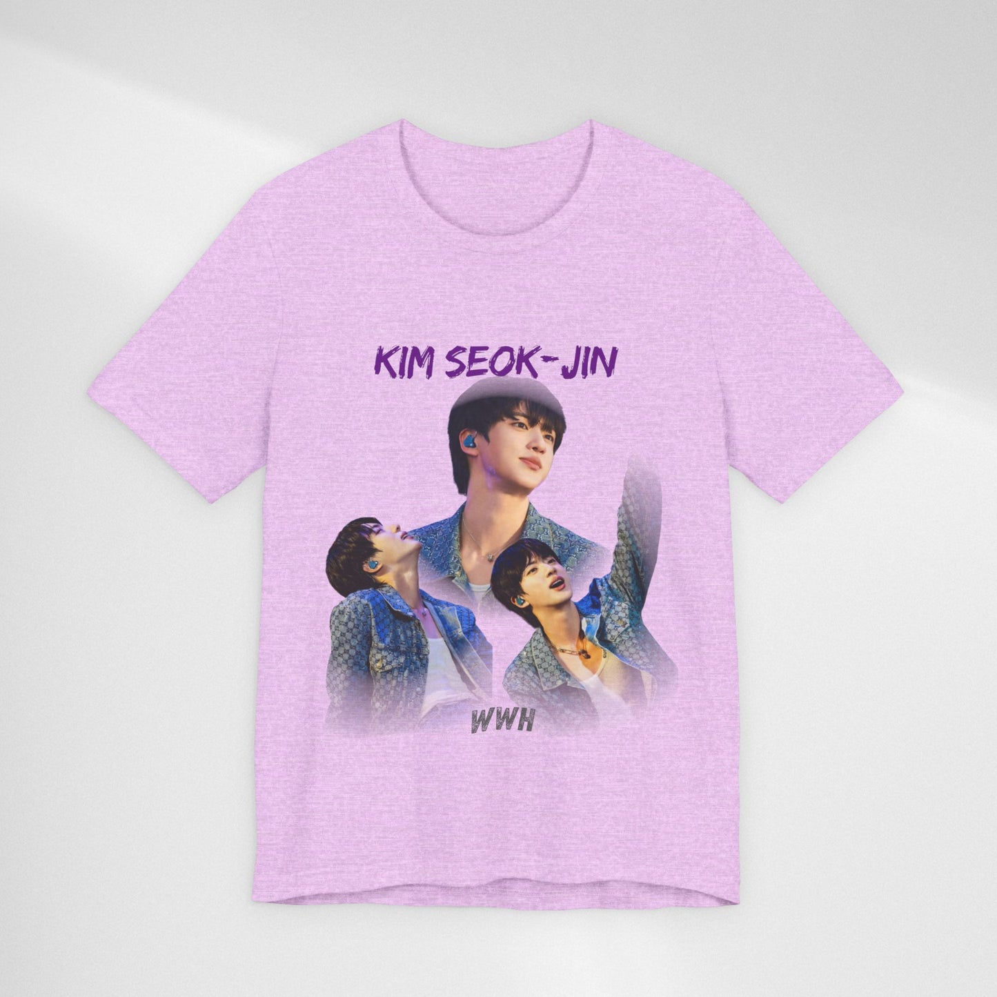 K-Pop Idol Photo Tee — 'Kim Seok-Jin' Graphic T-Shirt