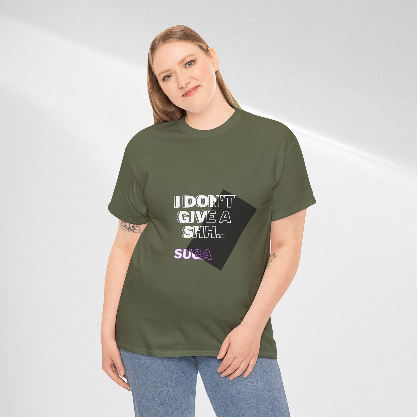 I Don't Give a Shh Tee — Bold Graphic Statement T‑Shirt