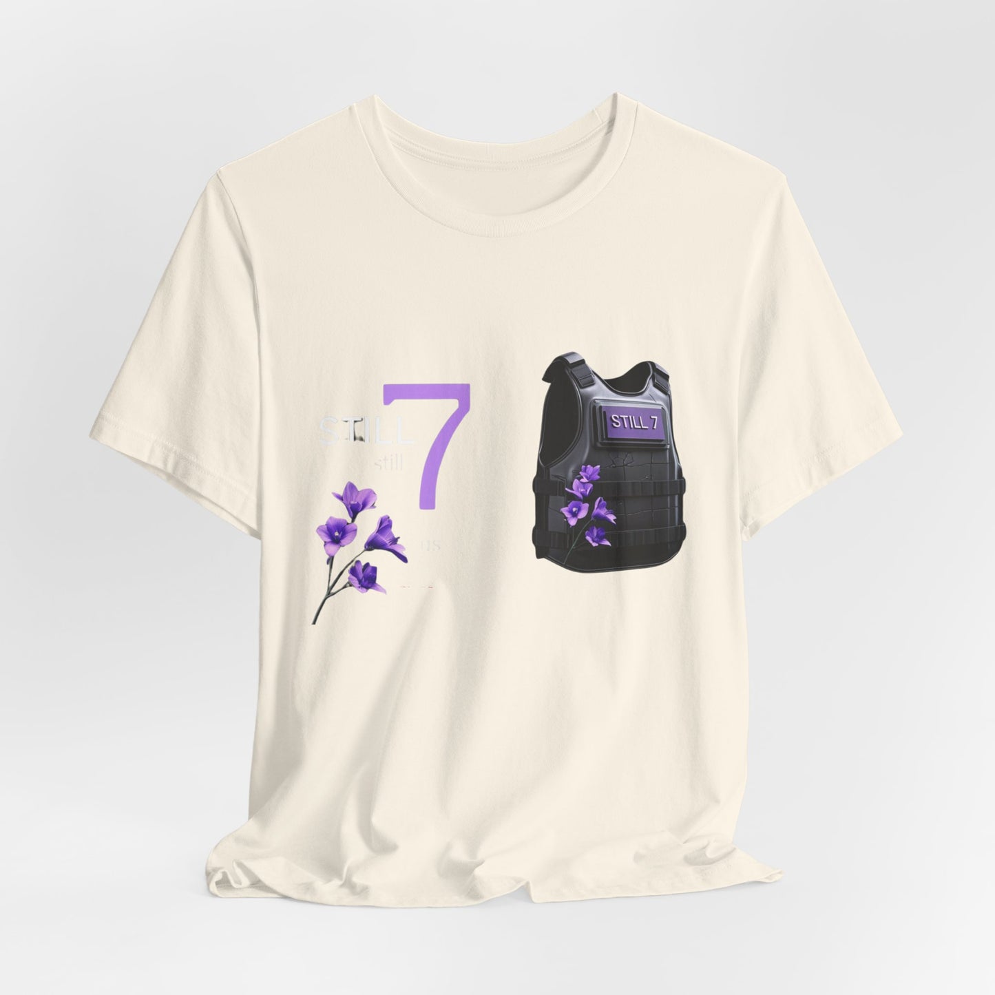 Bulletproof Vest Floral Tee — “I Am The Proof” Graphic T‑Shirt