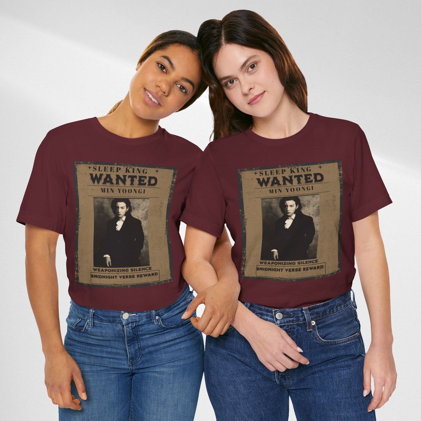 Sleep King Wanted Tee — Vintage 'Min Yoongi' Poster Shirt