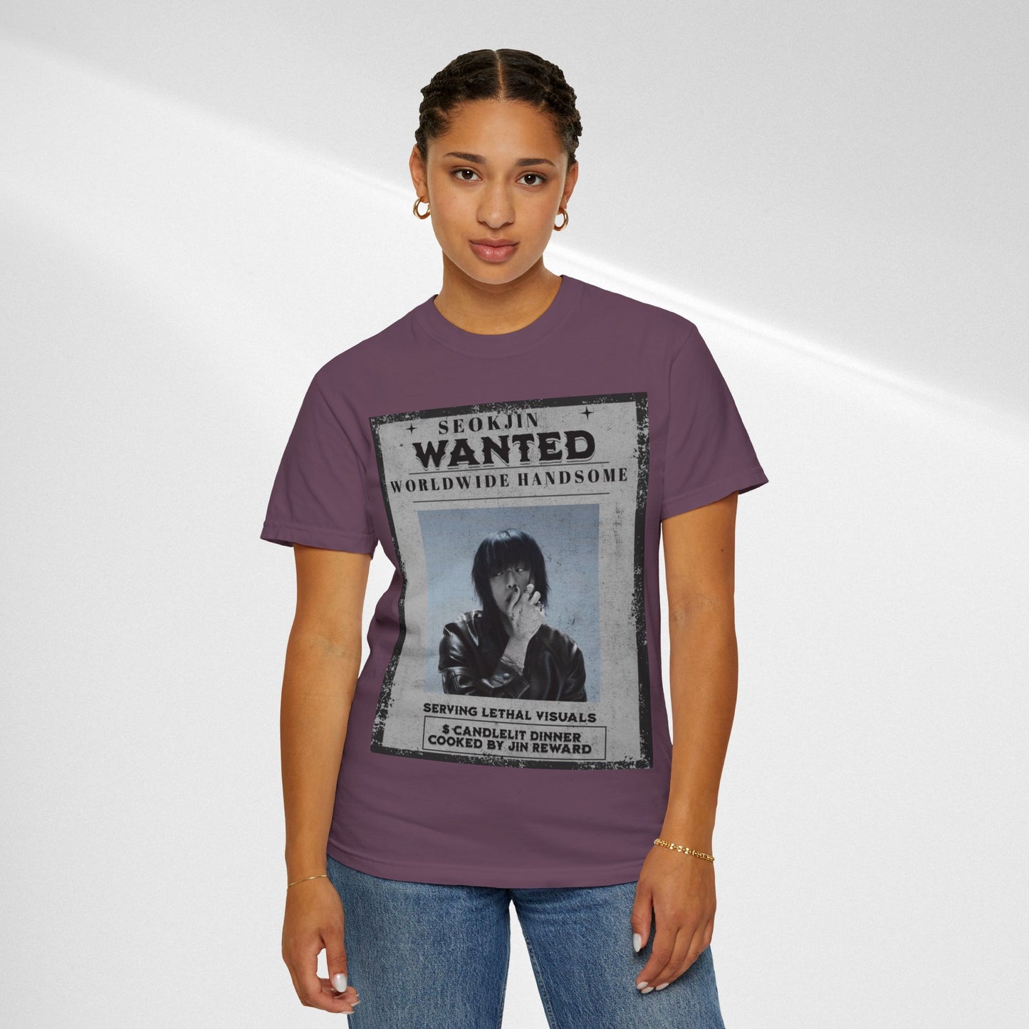 Seokjin "Wanted: Worldwide Handsome" Graphic T-Shirt