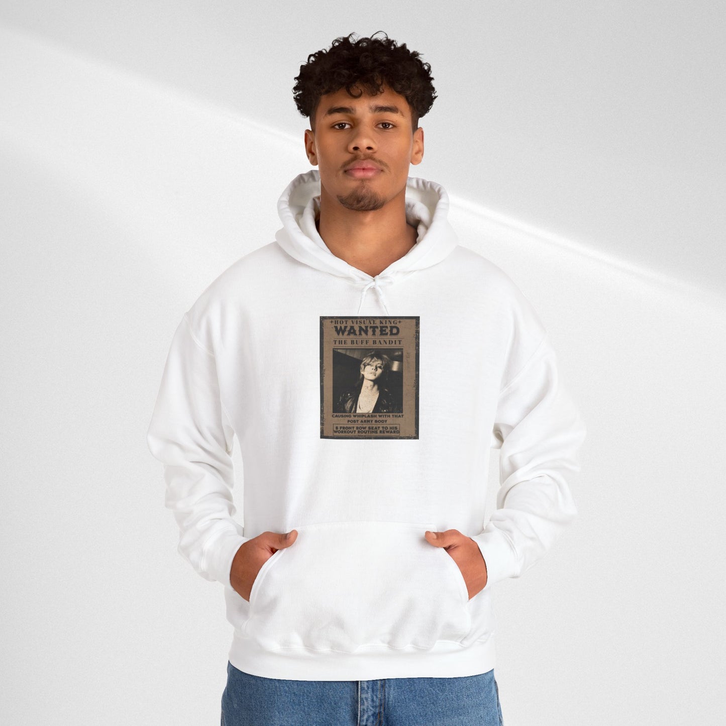 Hoodie Vintage V 'Wanted' Poster Photo Pullover