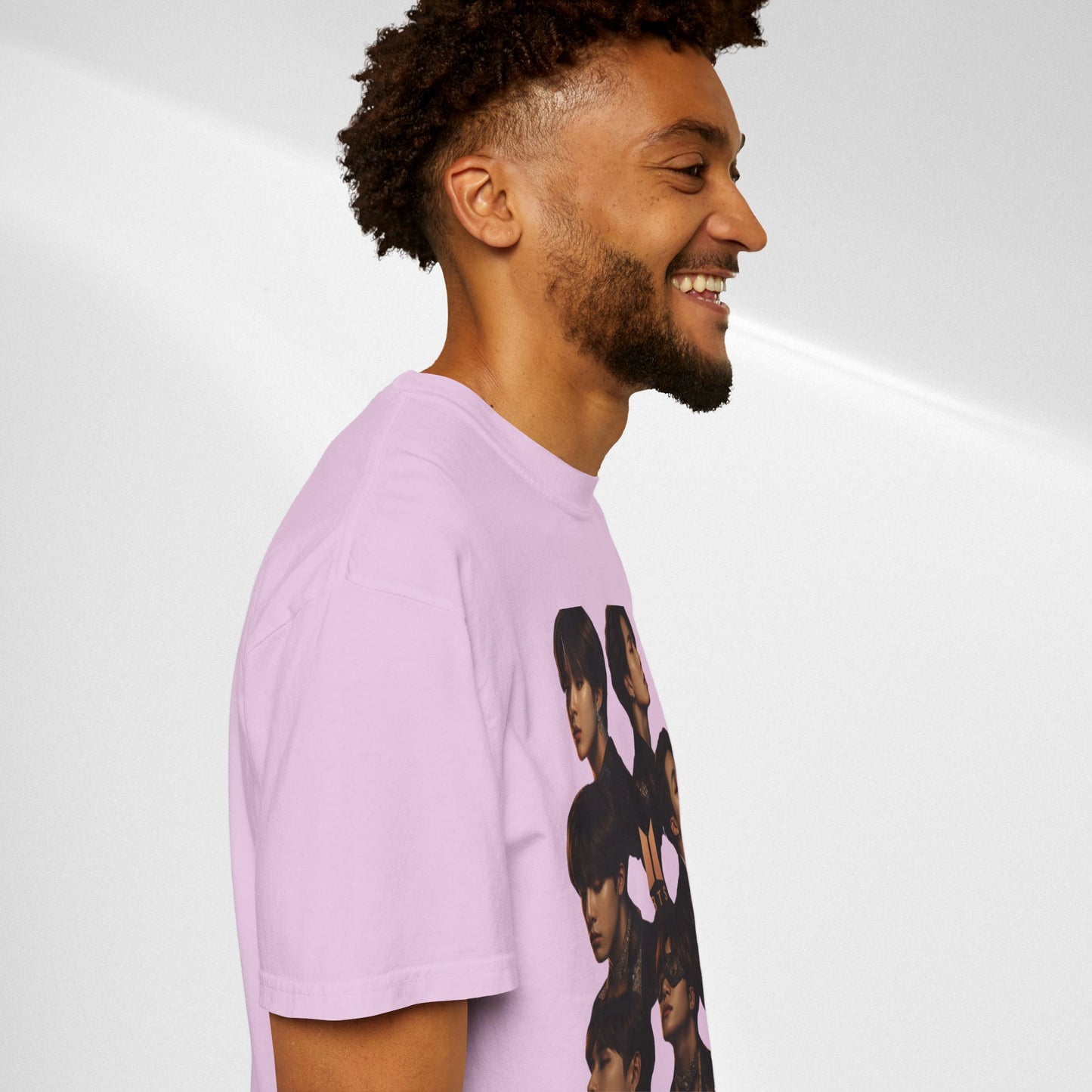 BTS Portrait Collage T-Shirt — Dark Mood Graphic Tee