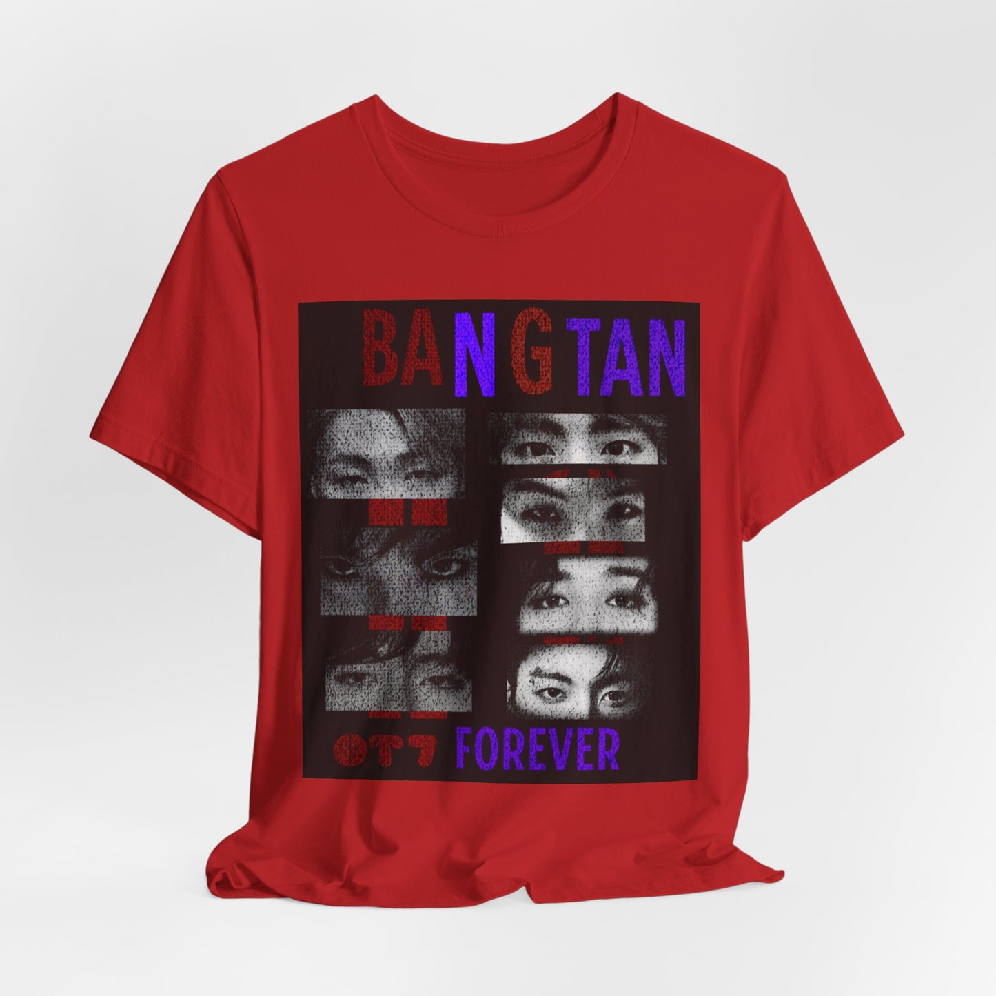 Bangtan Forever BTS Eyes Graphic Tee – K‑Pop Fan Shirt