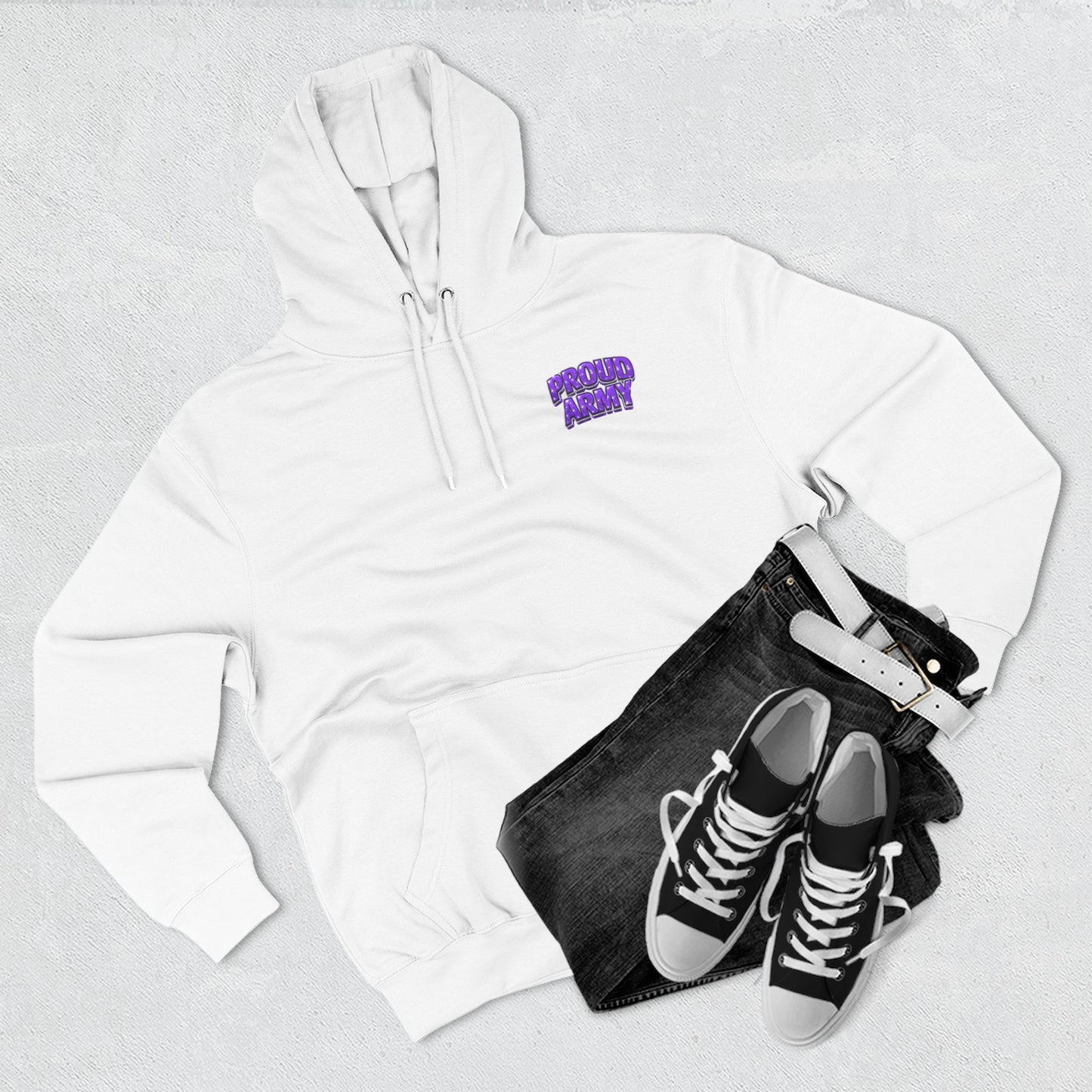 BTS Bangtan Photo-Panel Hoodie — 'Bangtan' 9-Eyes Graphic Fleece Hoodie