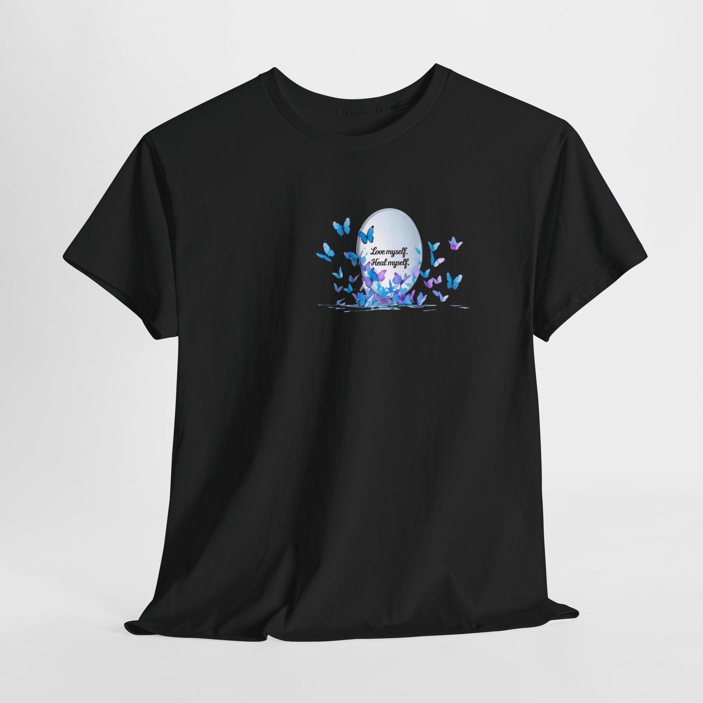 Butterfly Moon T-Shirt — "Strength Through Change" Inspirational Tee