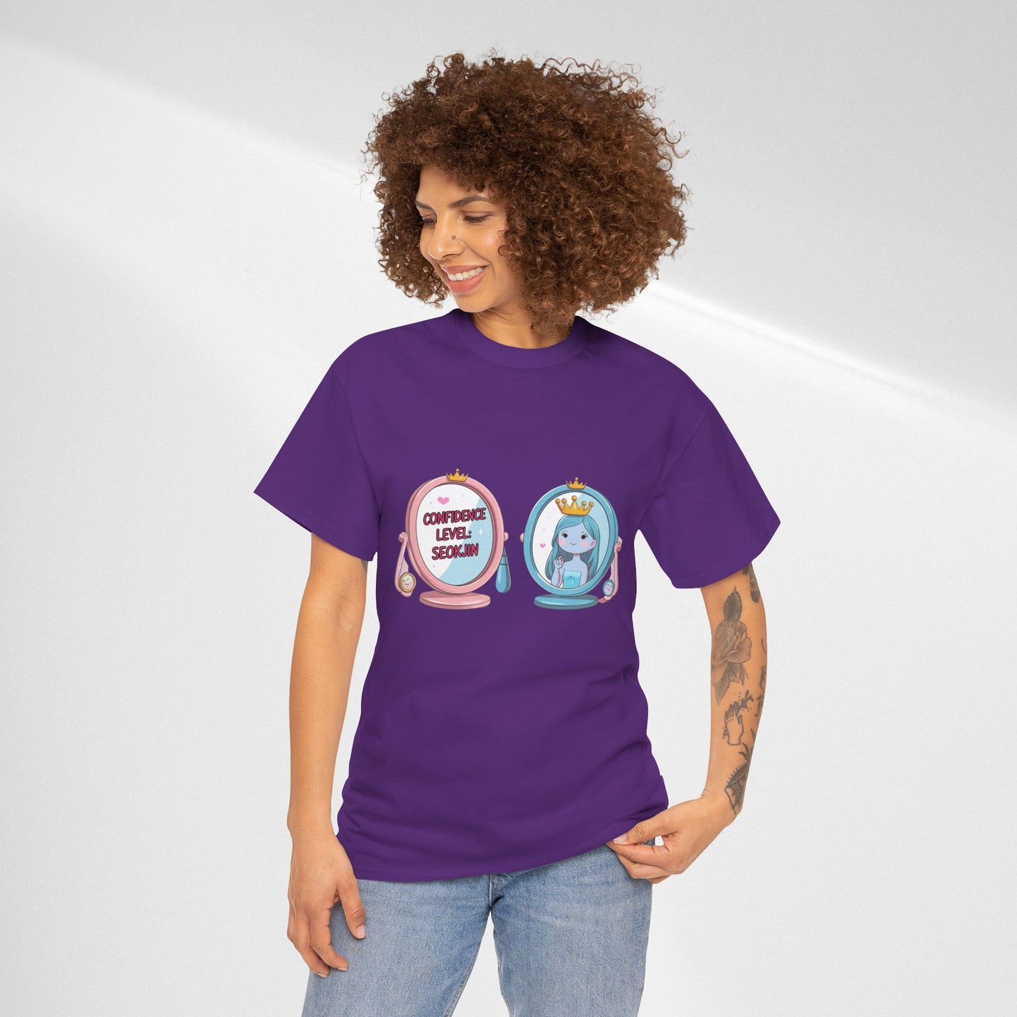 BTS Jin Confidence Level T-Shirt — Seokjin Fan Tee