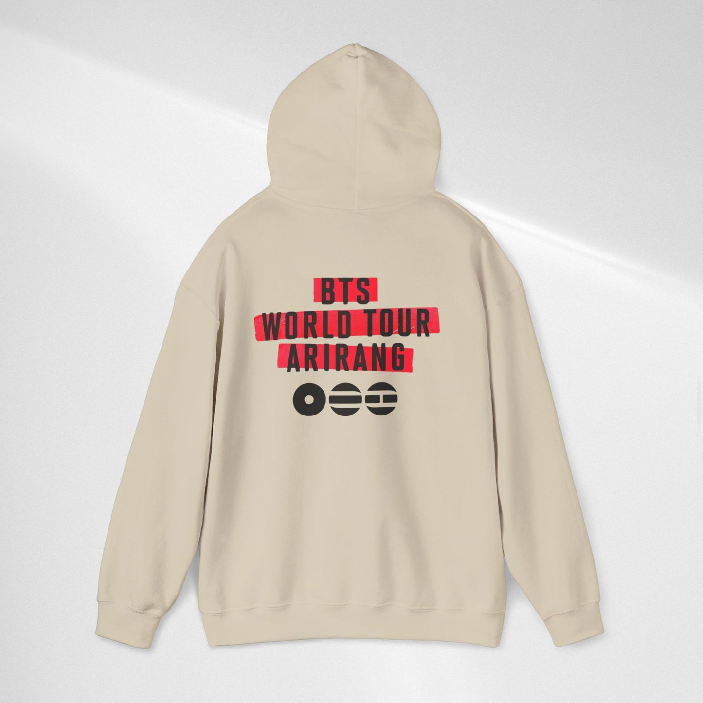 BTS World Tour "ARRIANG" Hoodie — Minimal Logo Tour Pullover