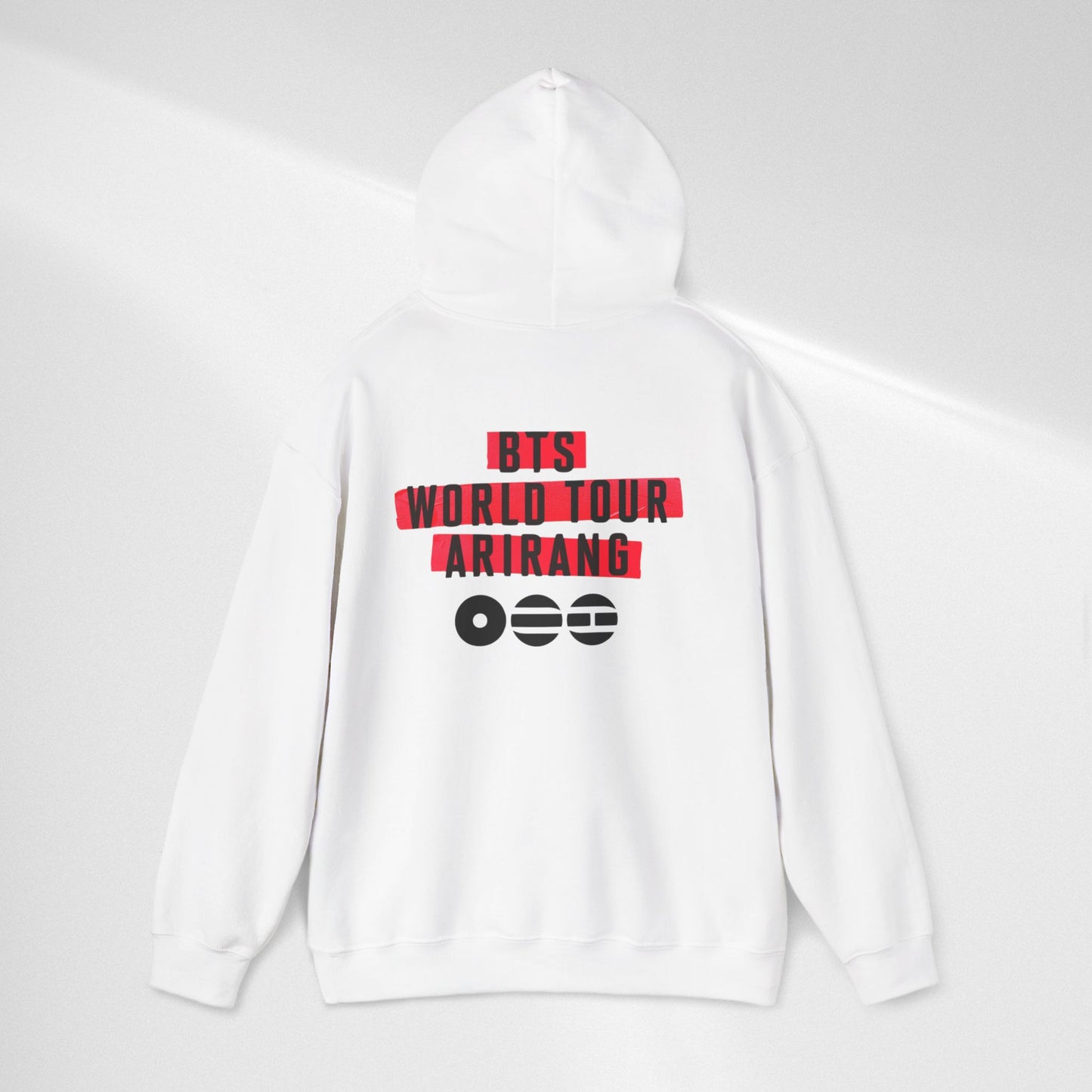 BTS World Tour "ARRIANG" Hoodie — Minimal Logo Tour Pullover