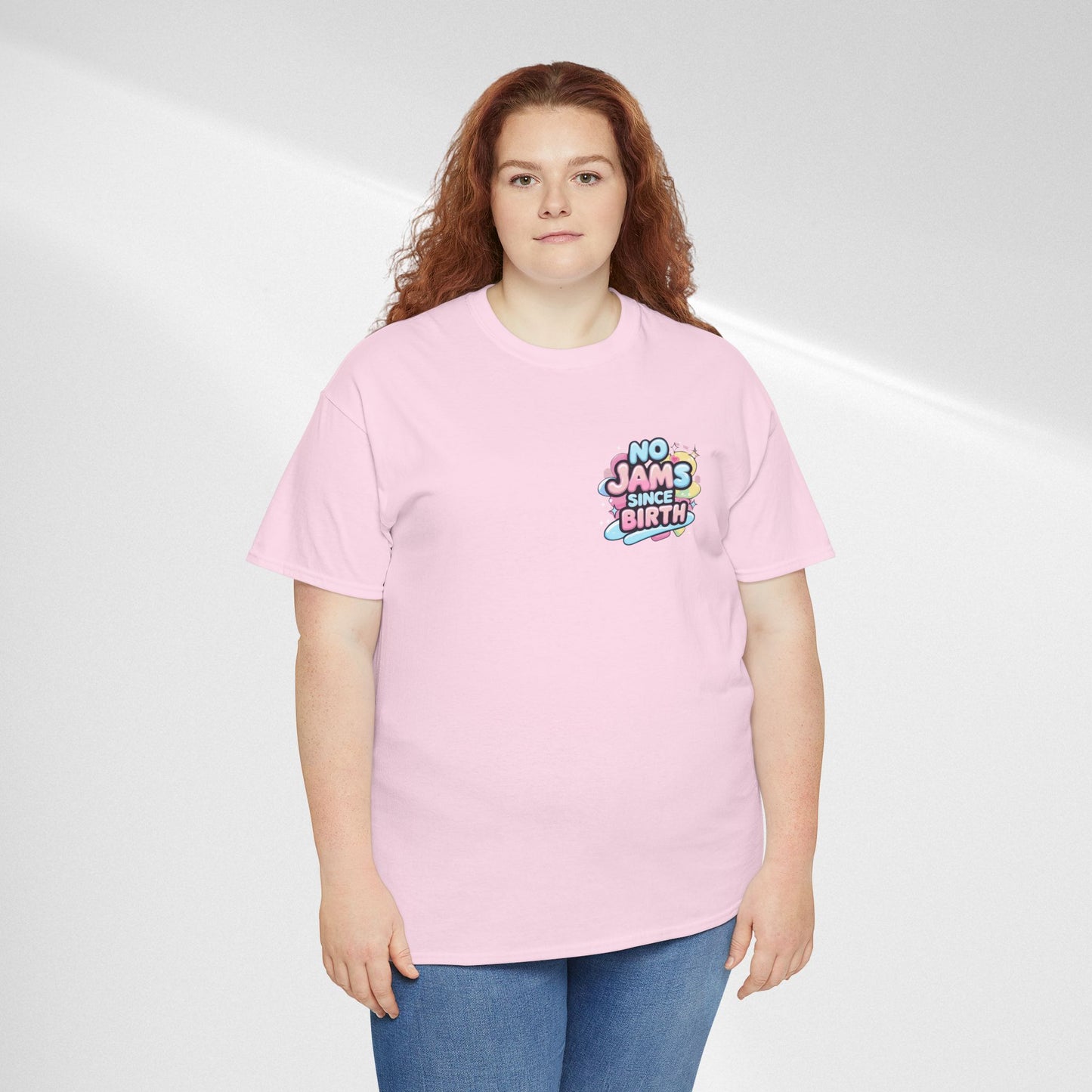 No Jams Since Birth T-Shirt — Cute Pastel Graphic Tee