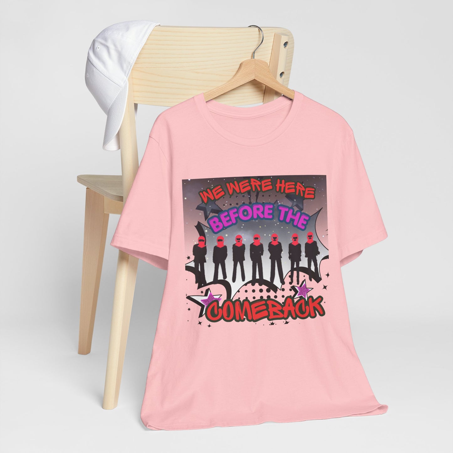 T‑Shirt — 'We Were Here Before the Comeback' Retro Pop Concert Tee
