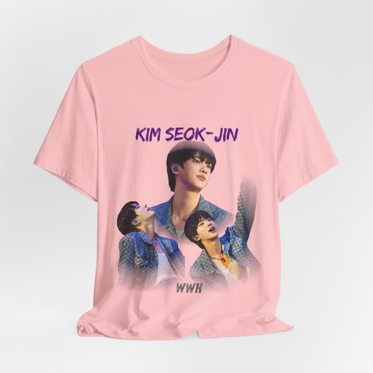 K-Pop Idol Photo Tee — 'Kim Seok-Jin' Graphic T-Shirt