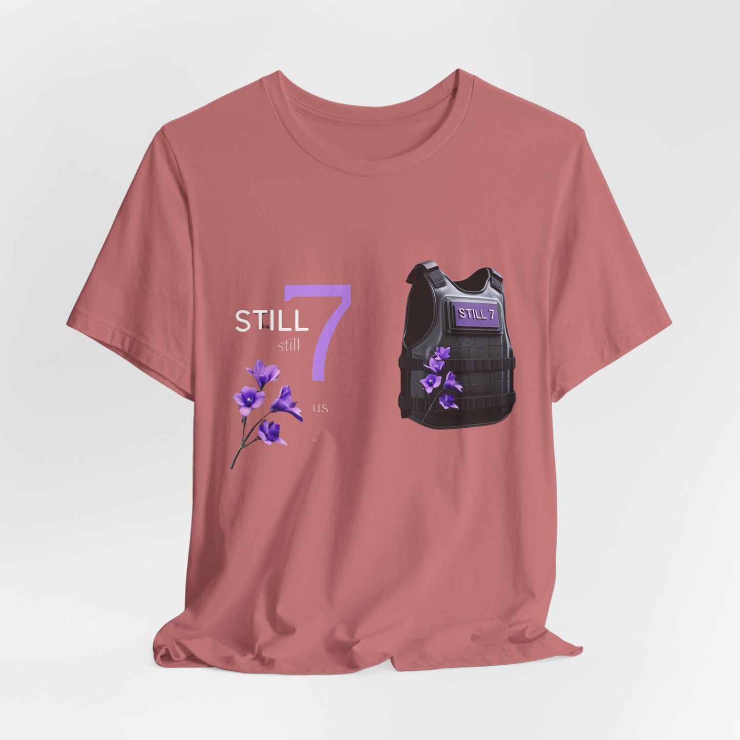 Bulletproof Vest Floral Tee — “I Am The Proof” Graphic T‑Shirt