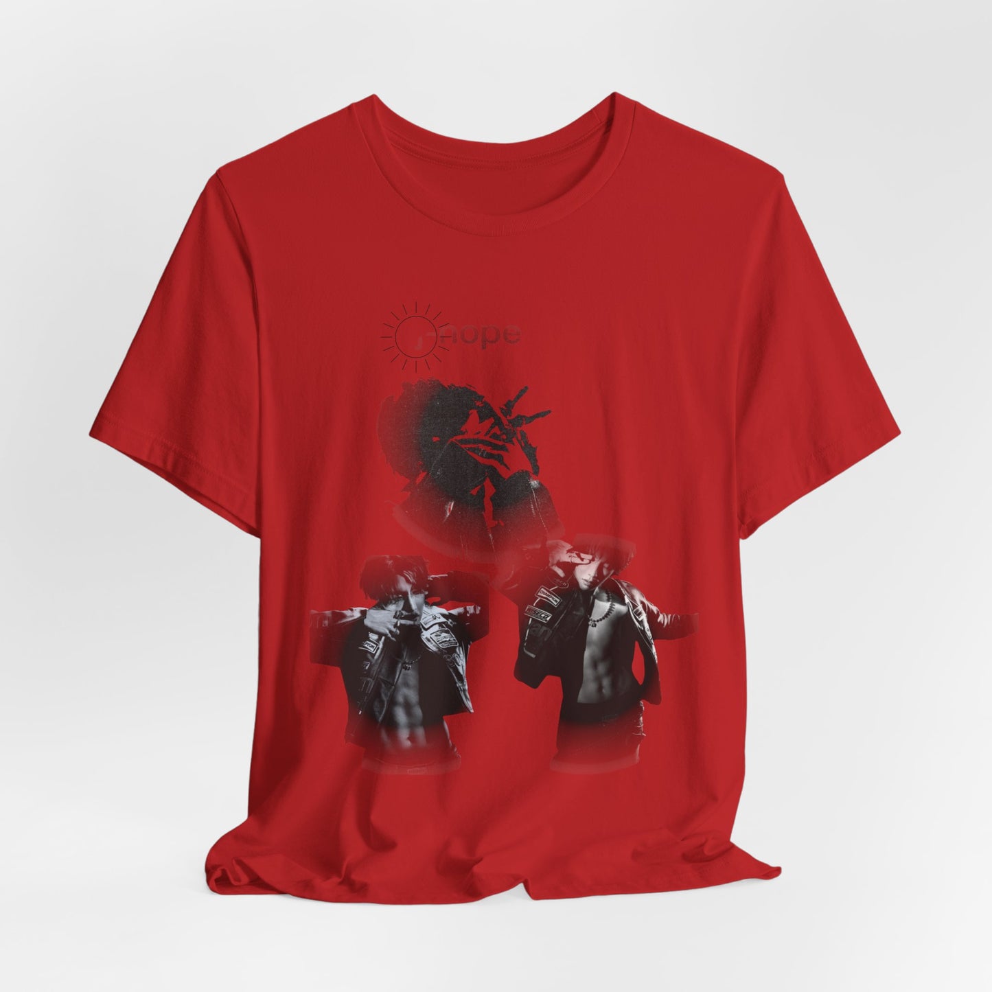 J hope Graphic Tee — Moody Monochrome Portraits